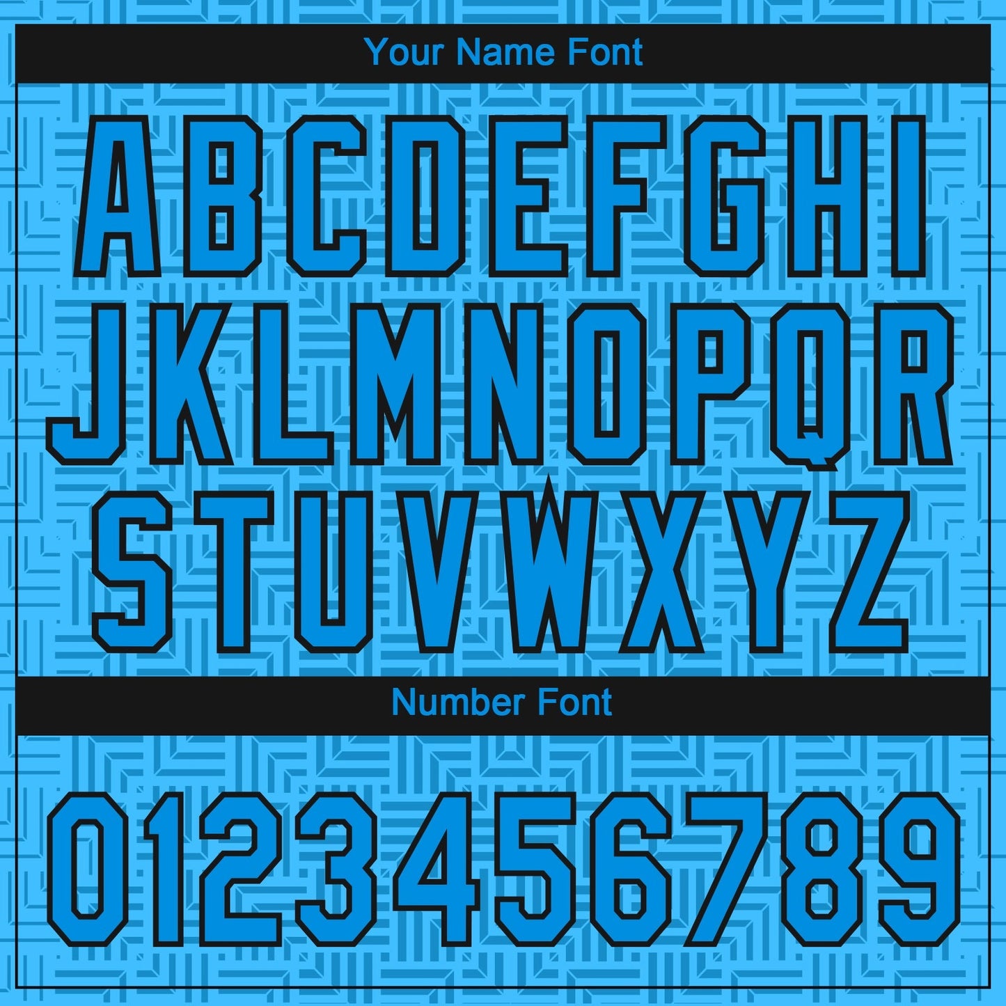 Custom Blue Blue-Black 3D Pattern Design Authentic Baseball Jersey baseball jersey product view 5
