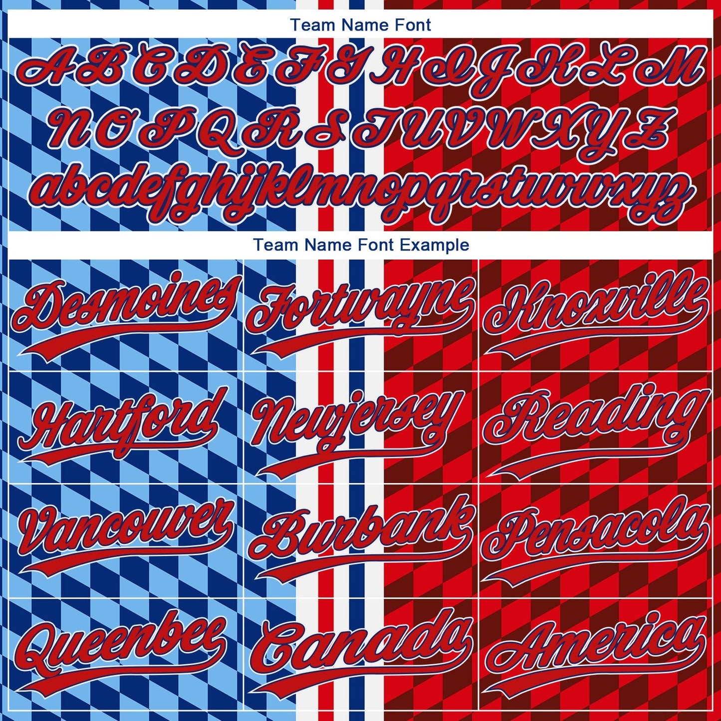 Custom Figure Red-Royal 3D Pattern Design Authentic Baseball Jersey baseball jersey product view 4