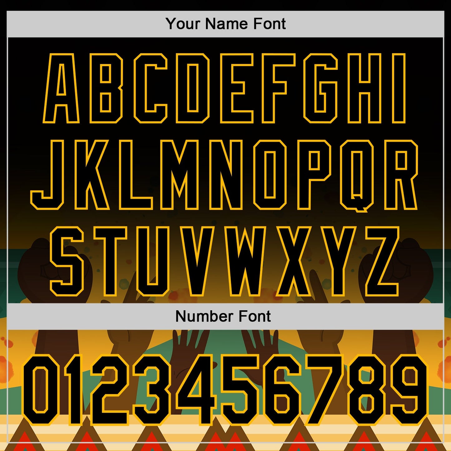 Custom Black Green Gold-Red Black History Month Africa Tribal Authentic Baseball Jersey baseball jersey product view 5