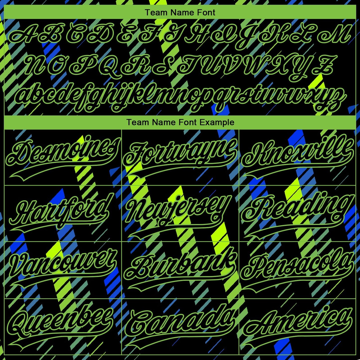 Custom Black Black Neon Green-Royal 3D Pattern Design Authentic Baseball Jersey baseball jersey product view 4