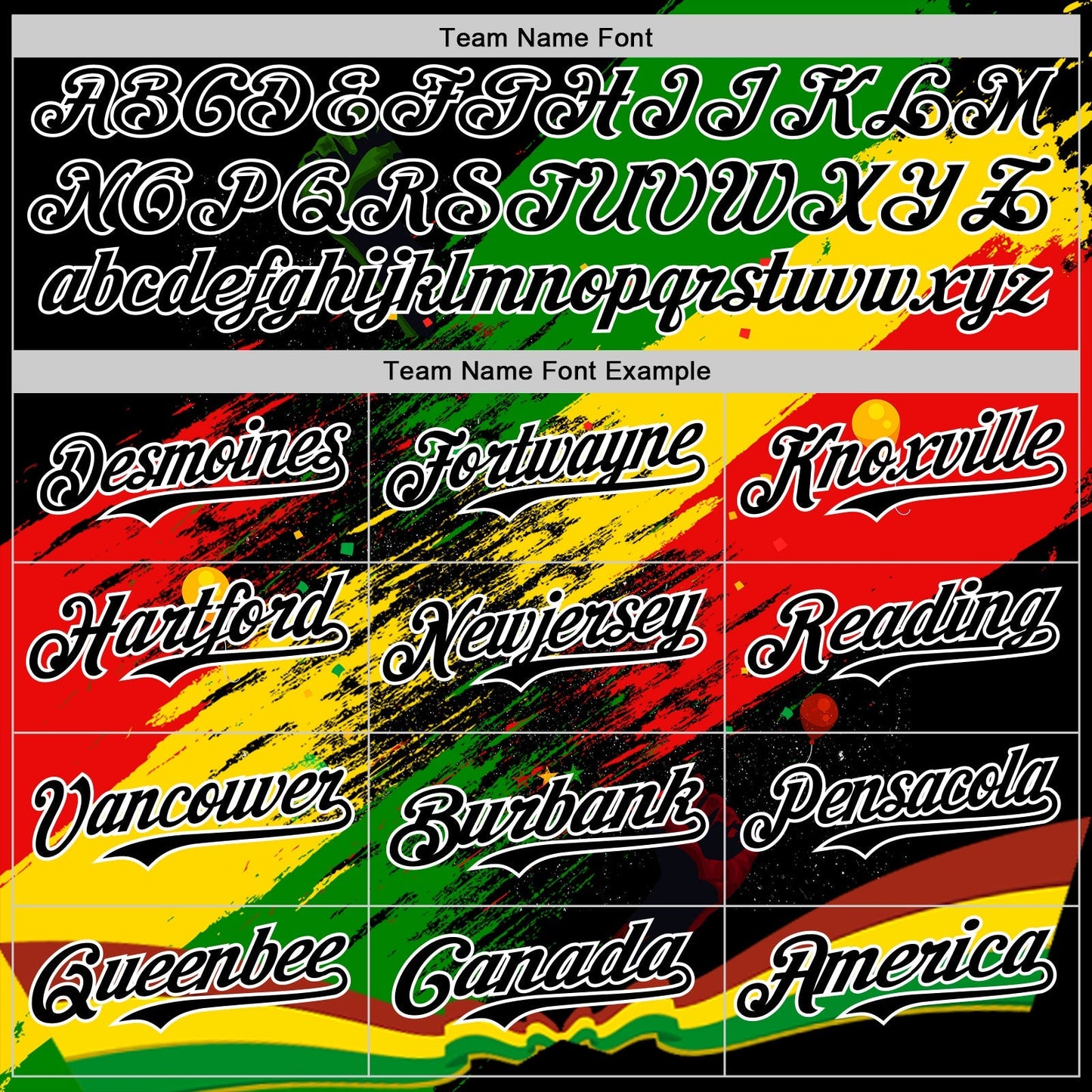Custom Black Green Yellow Red-White Black History Month Africa Tribal Authentic Baseball Jersey baseball jersey product view 4