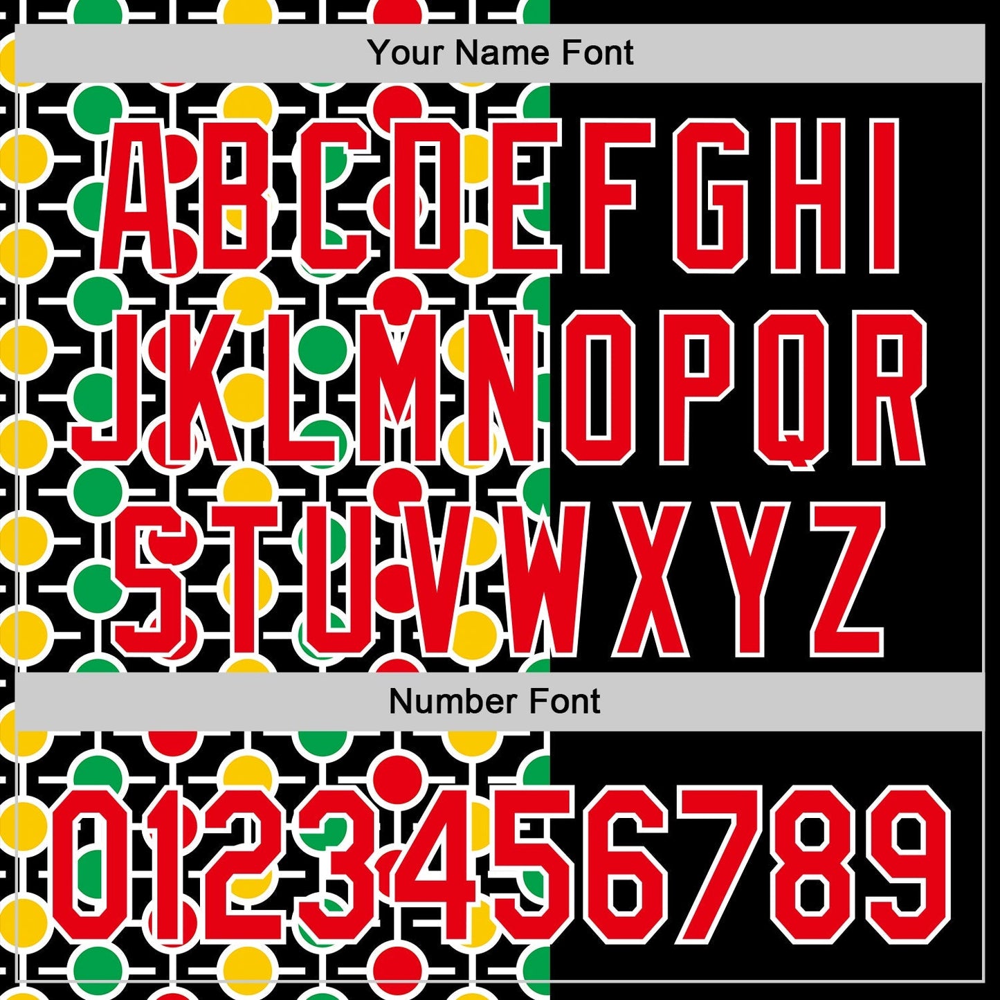 Custom Black Fire Red Yellow Green-White 3D Pattern Design Black History Month African Ethnicity Style Abstract Geometric Authentic Baseball Jersey baseball jersey product view 5