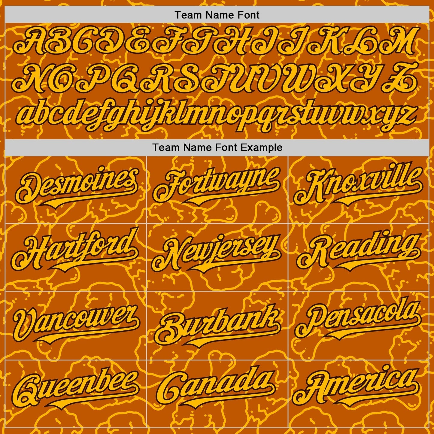 Custom Texas Orange Gold-Black Foodie Fast Food Fried Chicken Authentic Baseball Jersey baseball jersey product view 4