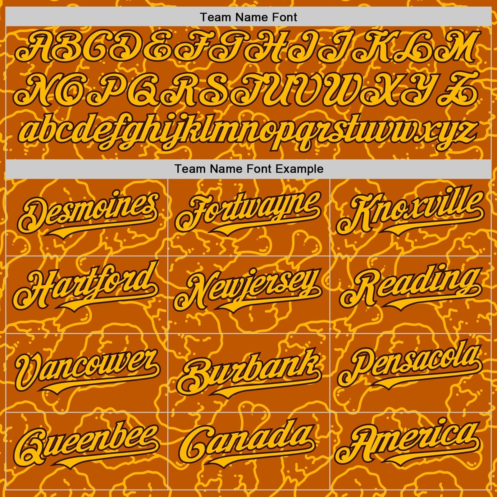 Custom Texas Orange Gold-Black Foodie Fast Food Fried Chicken Authentic Baseball Jersey baseball jersey product view 4