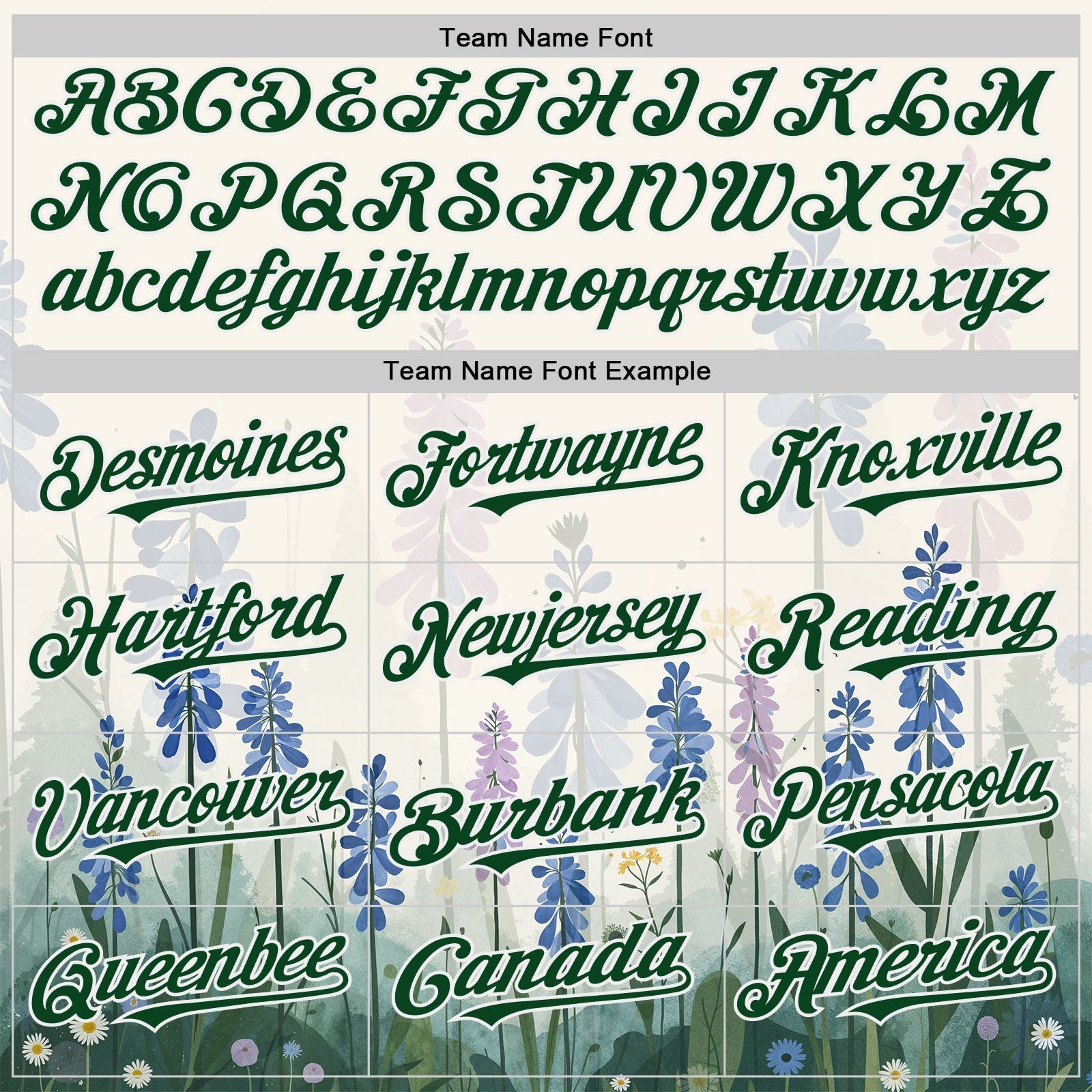 Custom White Green Texas Bluebonnet Floral City Edition Authentic Baseball Jersey baseball jersey product view 4