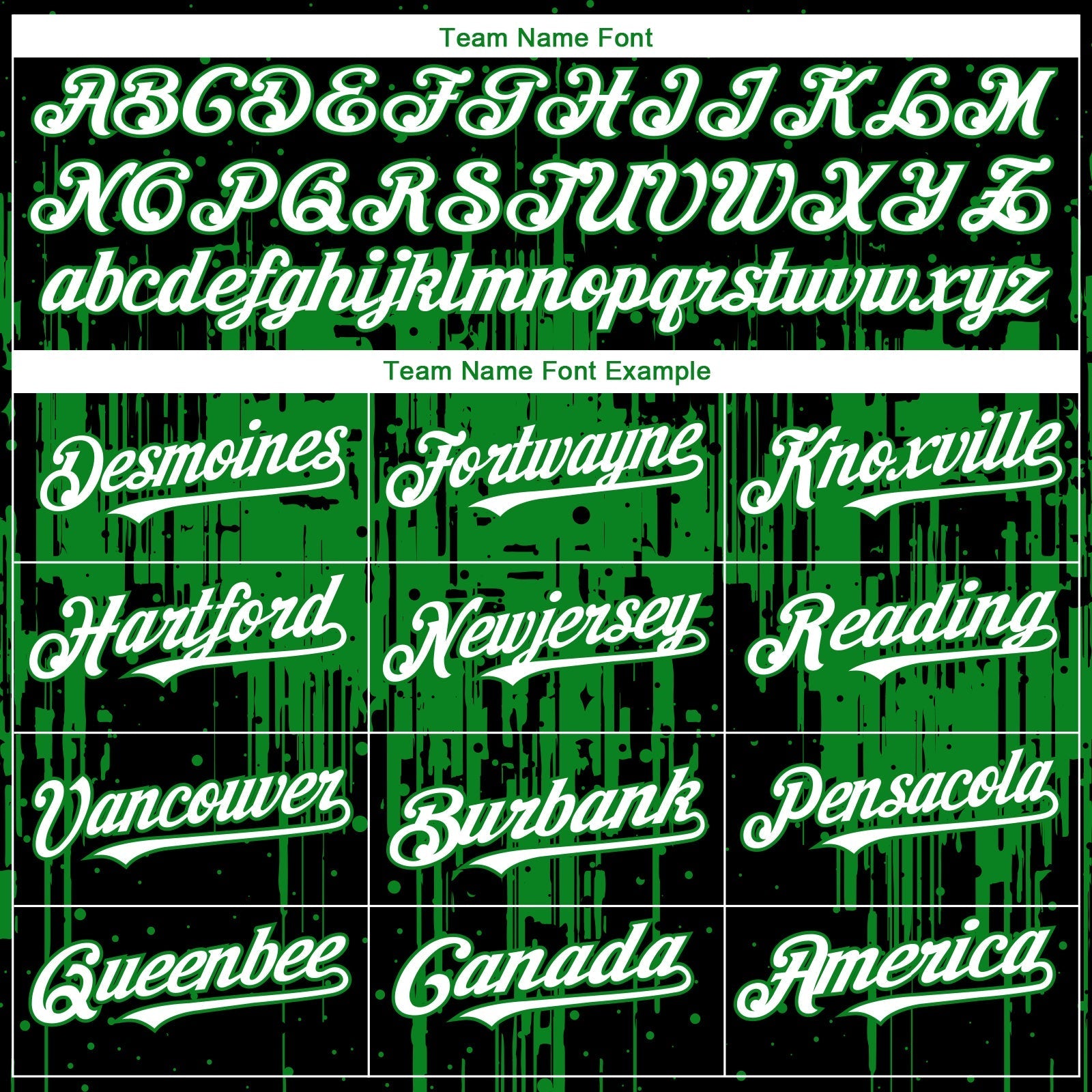Custom Black White-Grass Green Dripping Splatter Paint Authentic Baseball Jersey baseball jersey product view 4