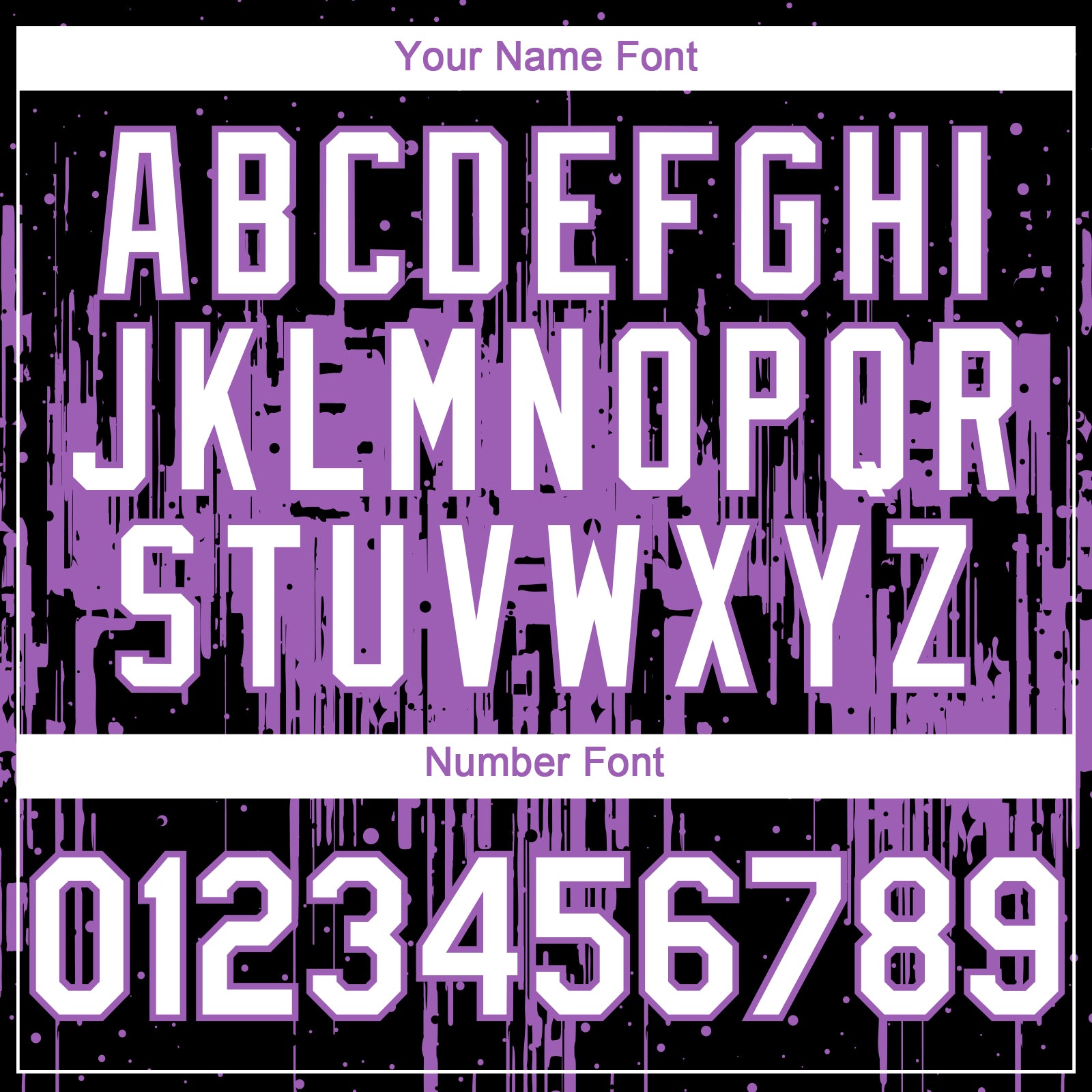 Custom Black White-Medium Purple Dripping Splatter Paint Authentic Baseball Jersey baseball jersey product view 5