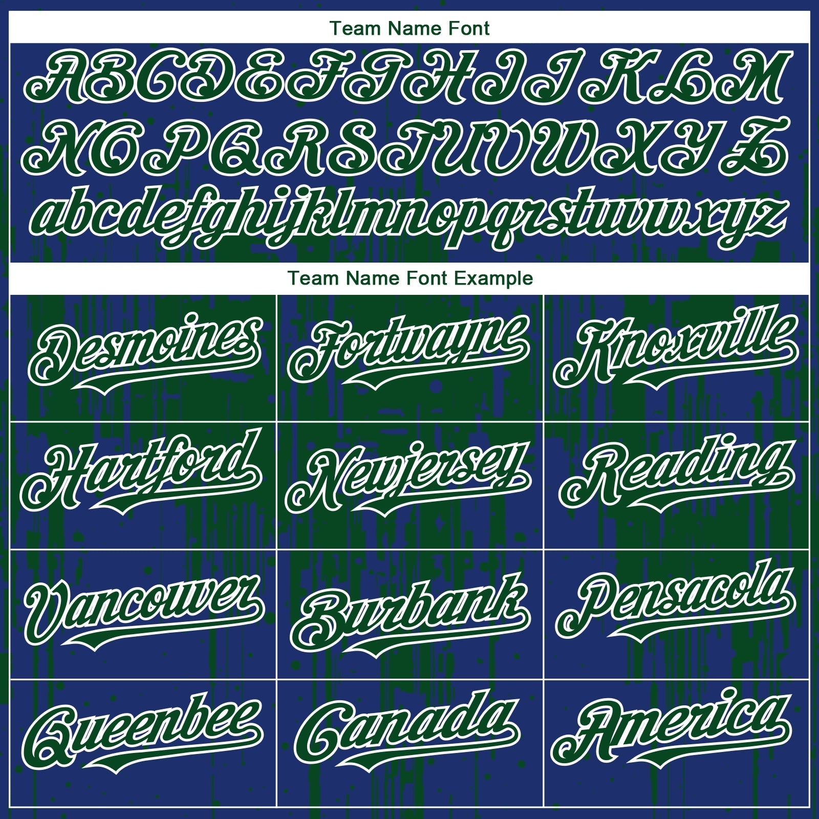 Custom Royal Green-White Dripping Splatter Paint Authentic Baseball Jersey baseball jersey product view 4