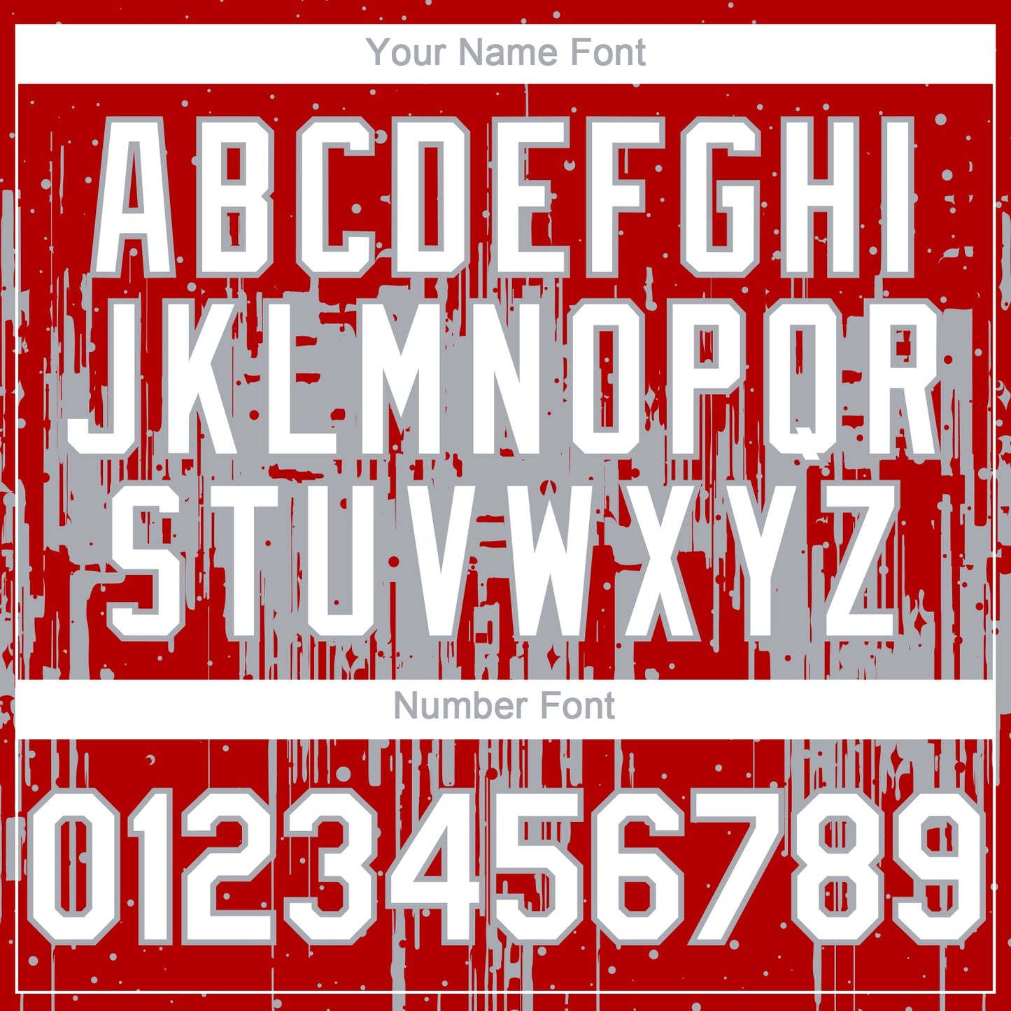 Custom Red White-Gray Dripping Splatter Paint Authentic Baseball Jersey baseball jersey product view 5