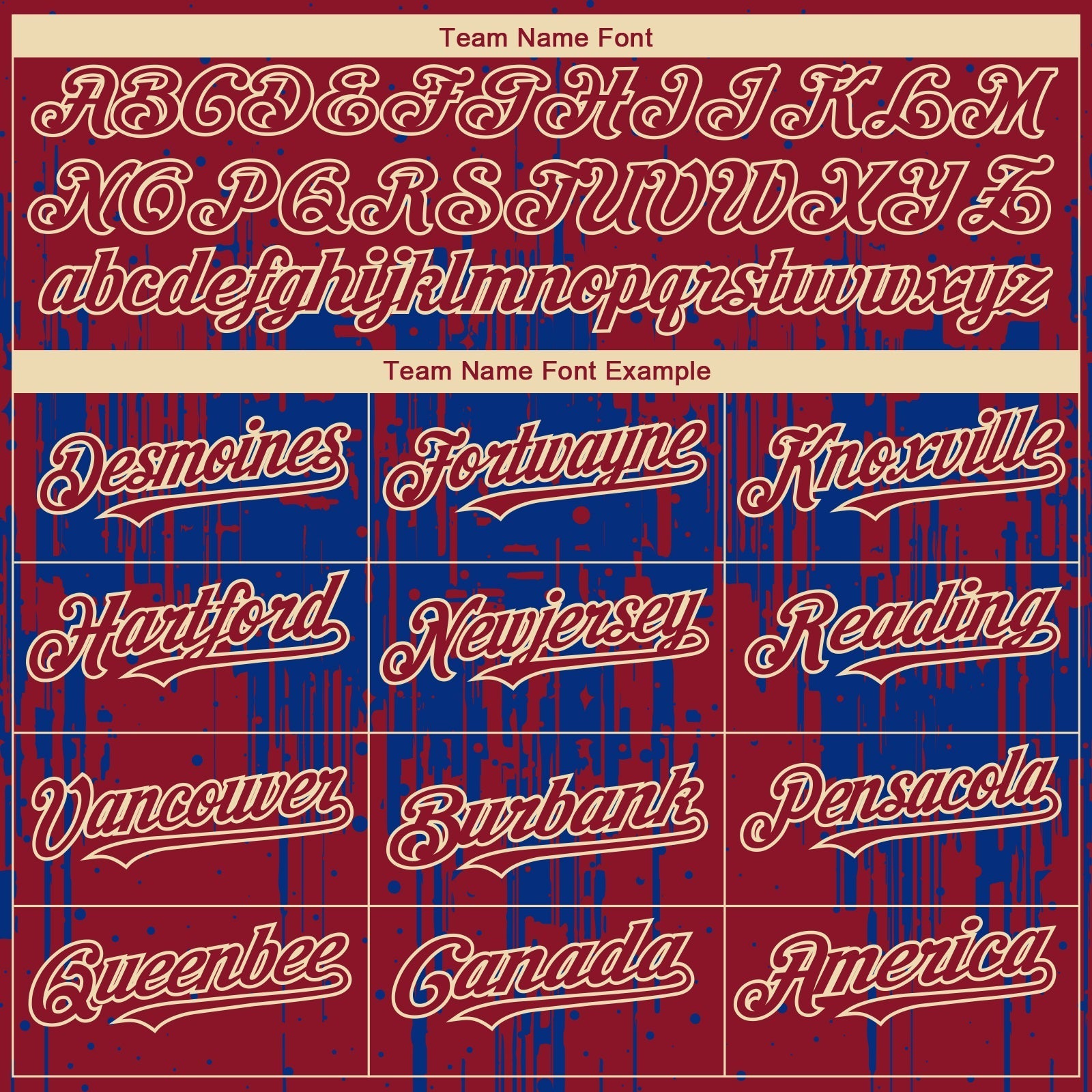 Custom Crimson Cream-Royal Dripping Splatter Paint Authentic Baseball Jersey baseball jersey product view 4