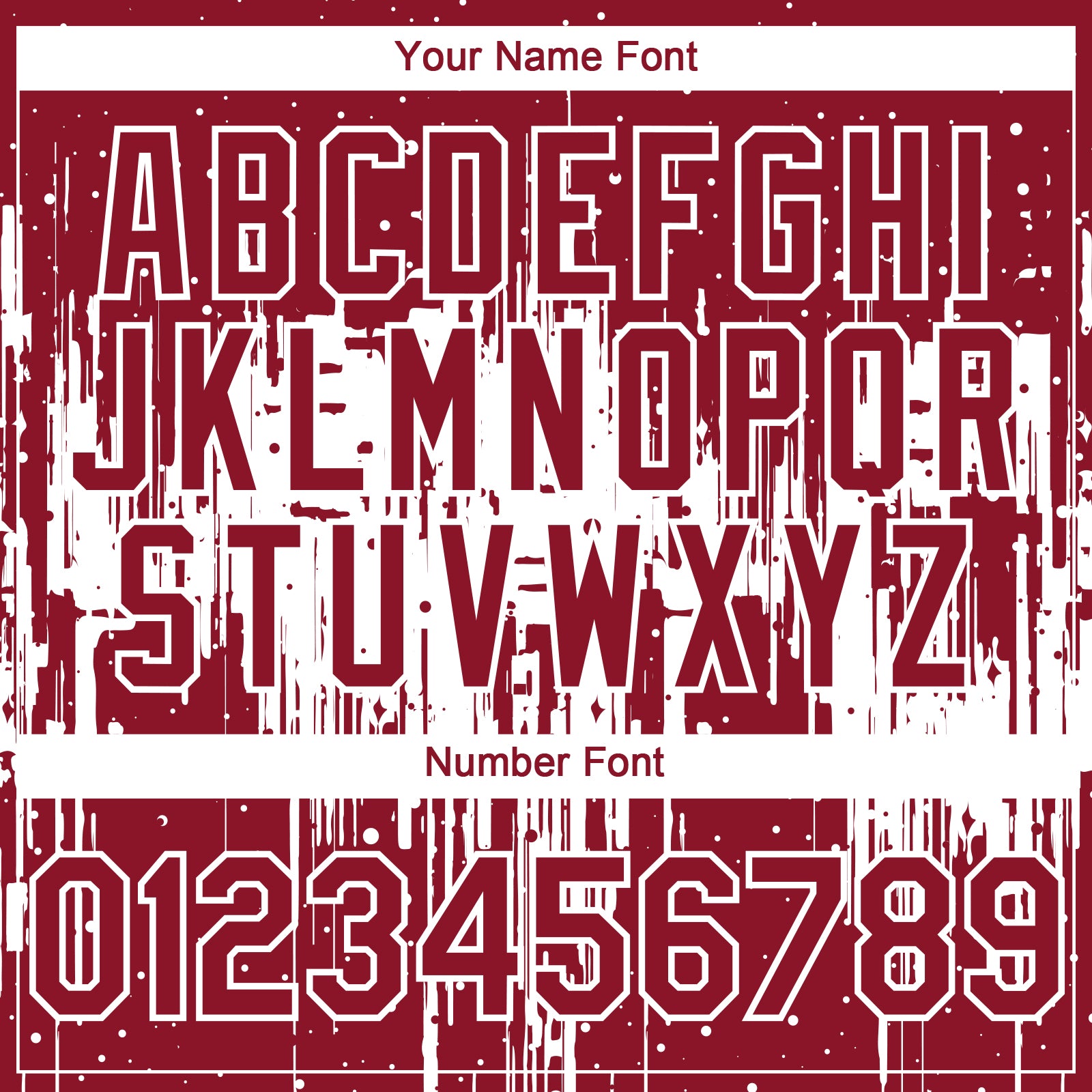 Custom Crimson White Dripping Splatter Paint Authentic Baseball Jersey baseball jersey product view 5