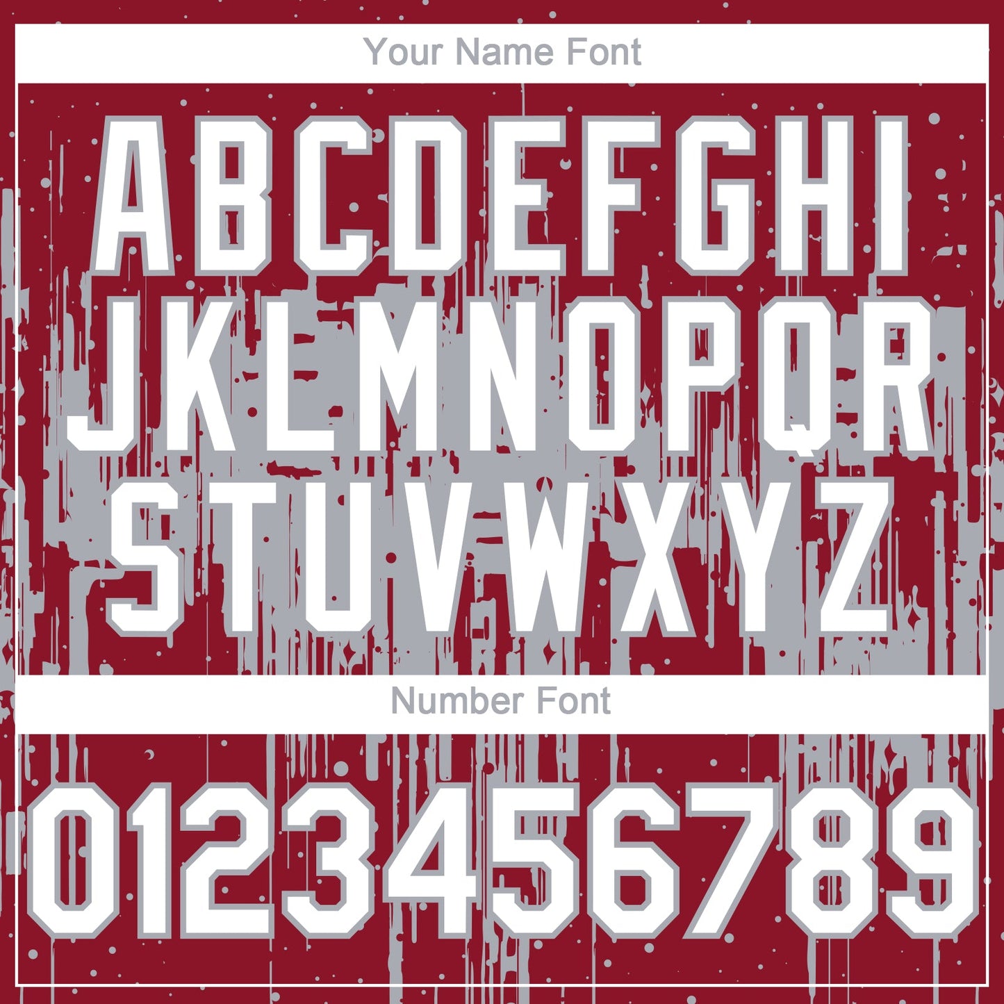 Custom Crimson White-Gray Dripping Splatter Paint Authentic Baseball Jersey baseball jersey product view 5