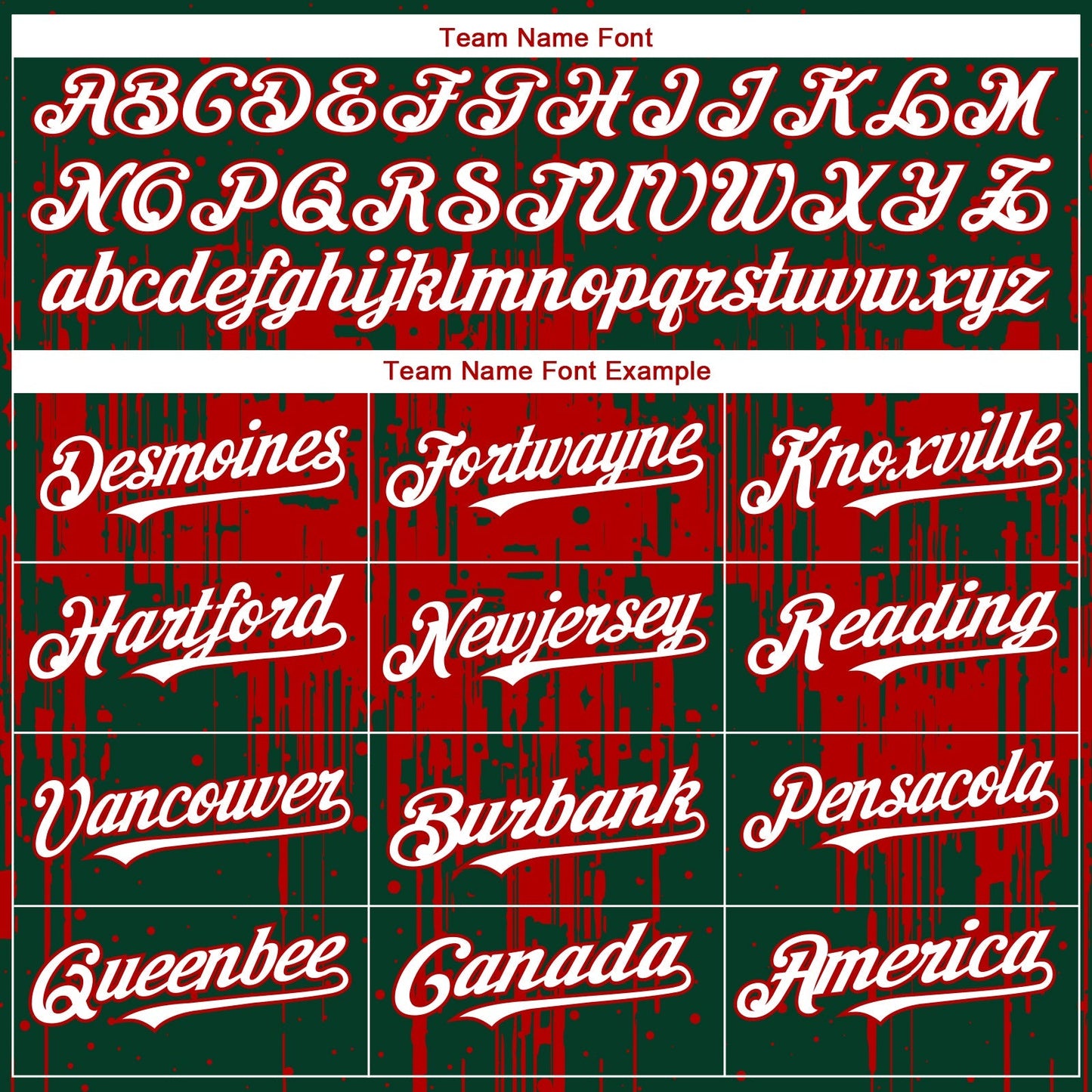 Custom Green White-Red Dripping Splatter Paint Authentic Baseball Jersey baseball jersey product view 4