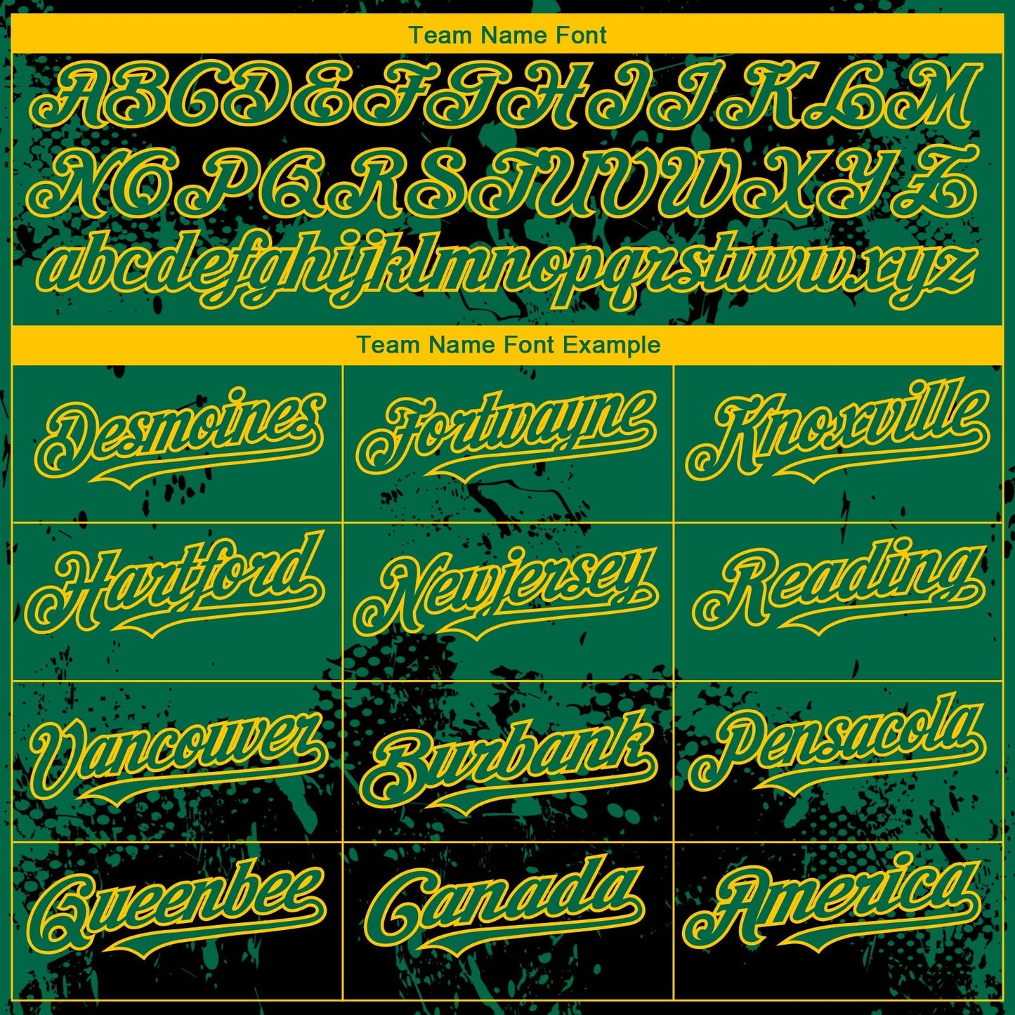 Custom Black Kelly Green-Yellow Abstract Splatter Grunge Paint Authentic Baseball Jersey baseball jersey product view 4