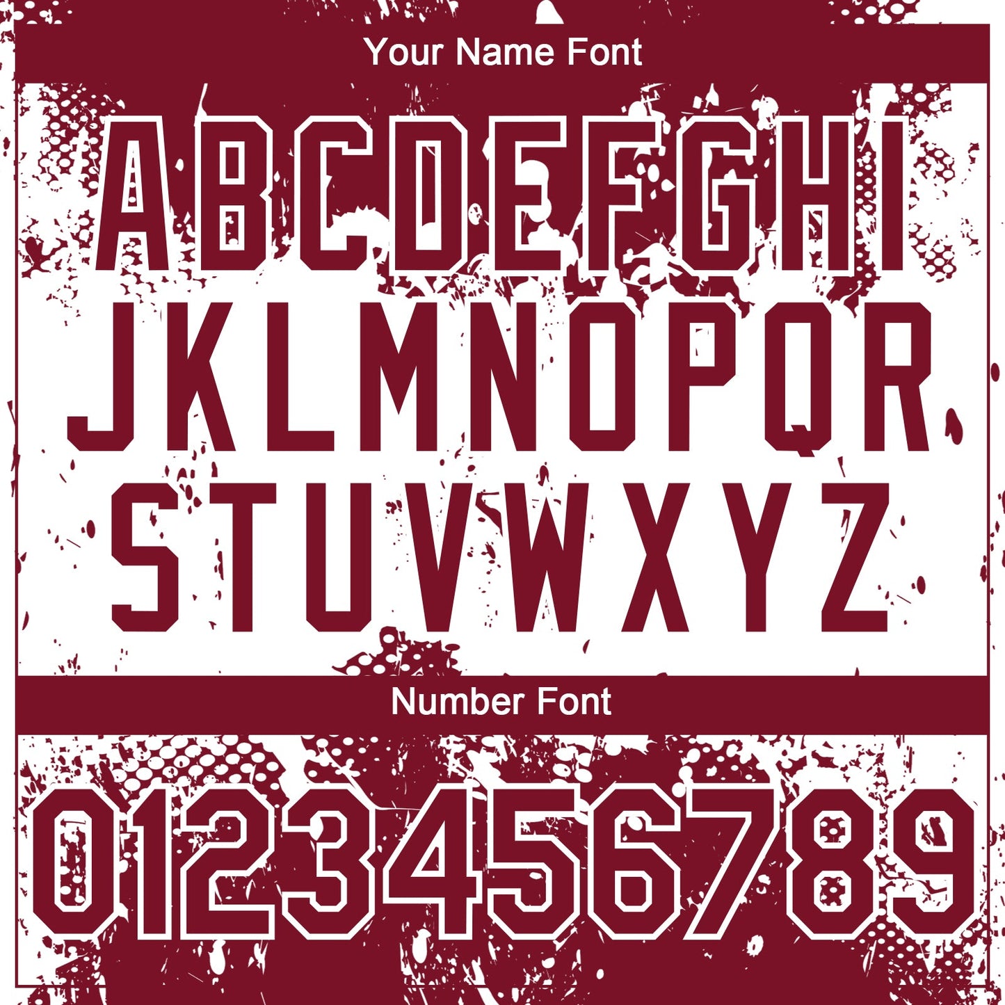 Custom Crimson White Abstract Splatter Grunge Paint Authentic Baseball Jersey baseball jersey product view 5