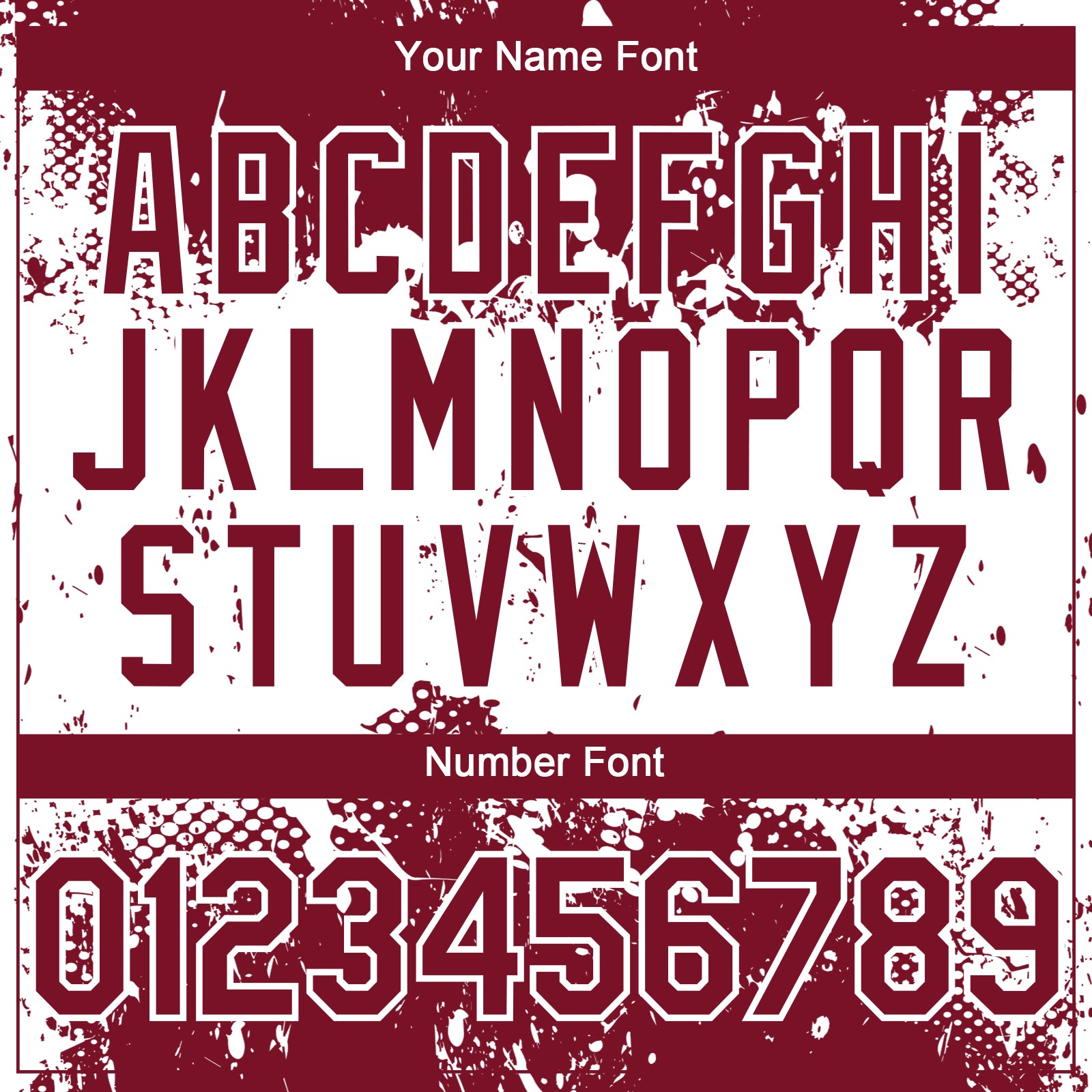 Custom Crimson White Abstract Splatter Grunge Paint Authentic Baseball Jersey baseball jersey product view 5