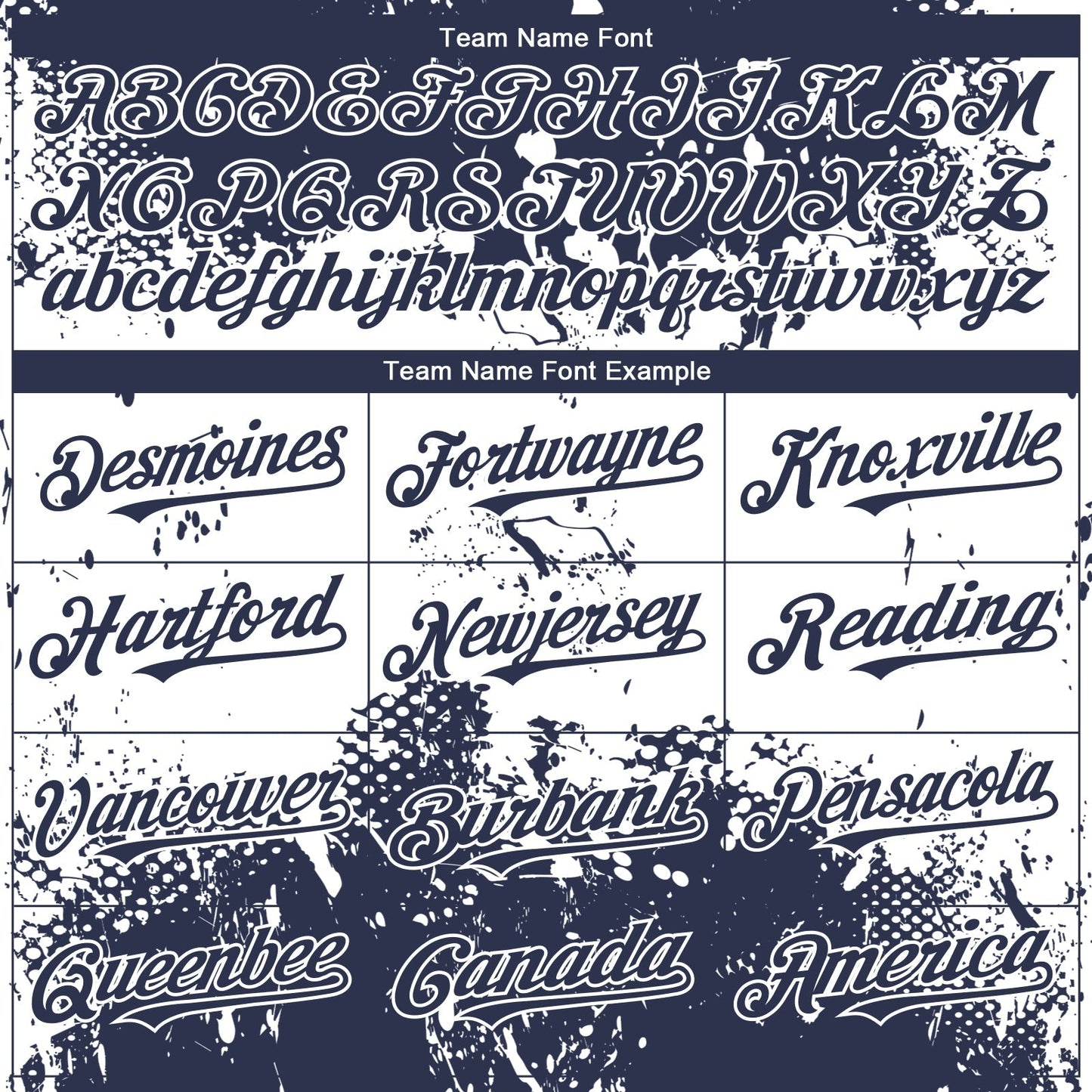 Custom Navy White Abstract Splatter Grunge Paint Authentic Baseball Jersey baseball jersey product view 4