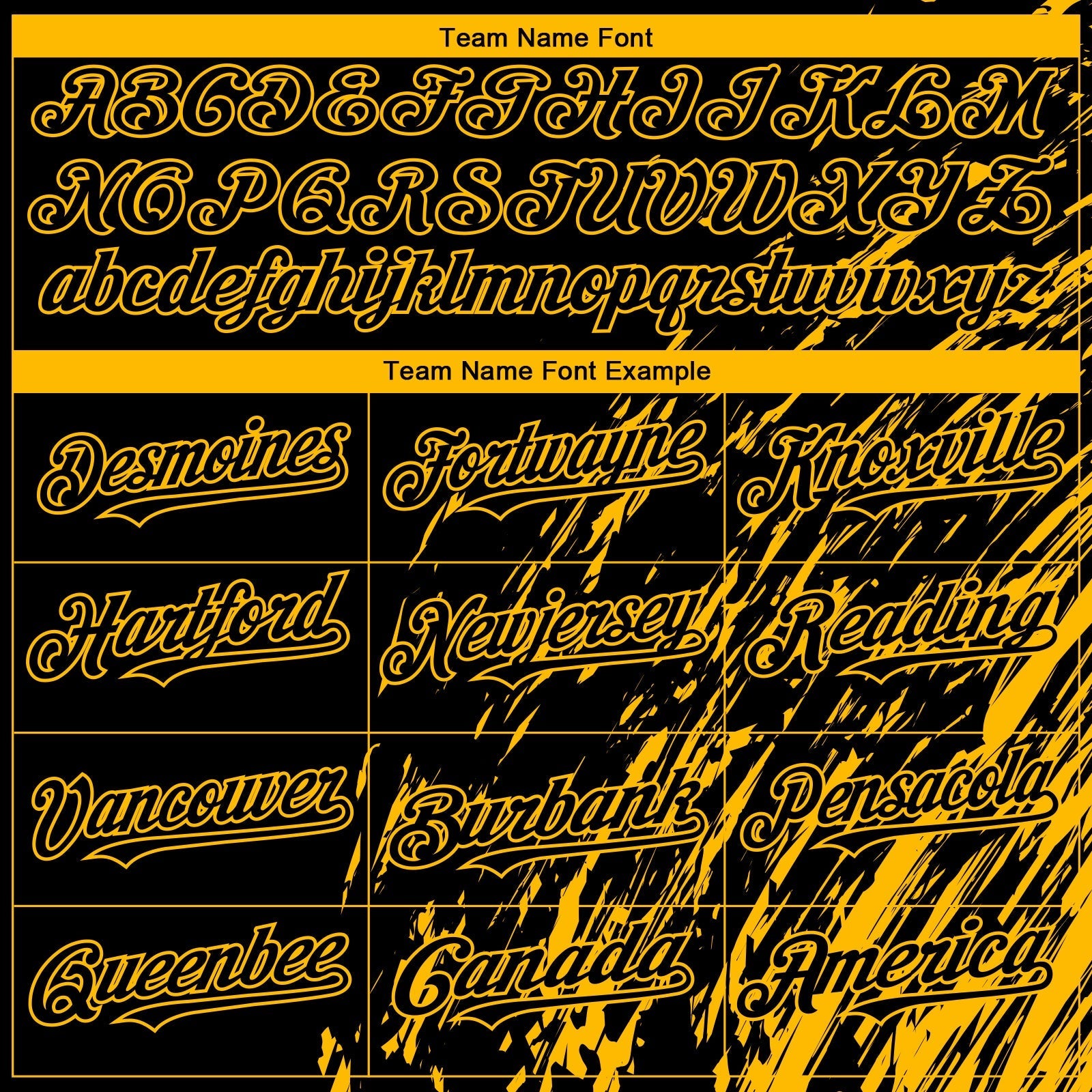 Custom Black Gold Paint Stroke Grunge Streak Authentic Baseball Jersey baseball jersey product view 4