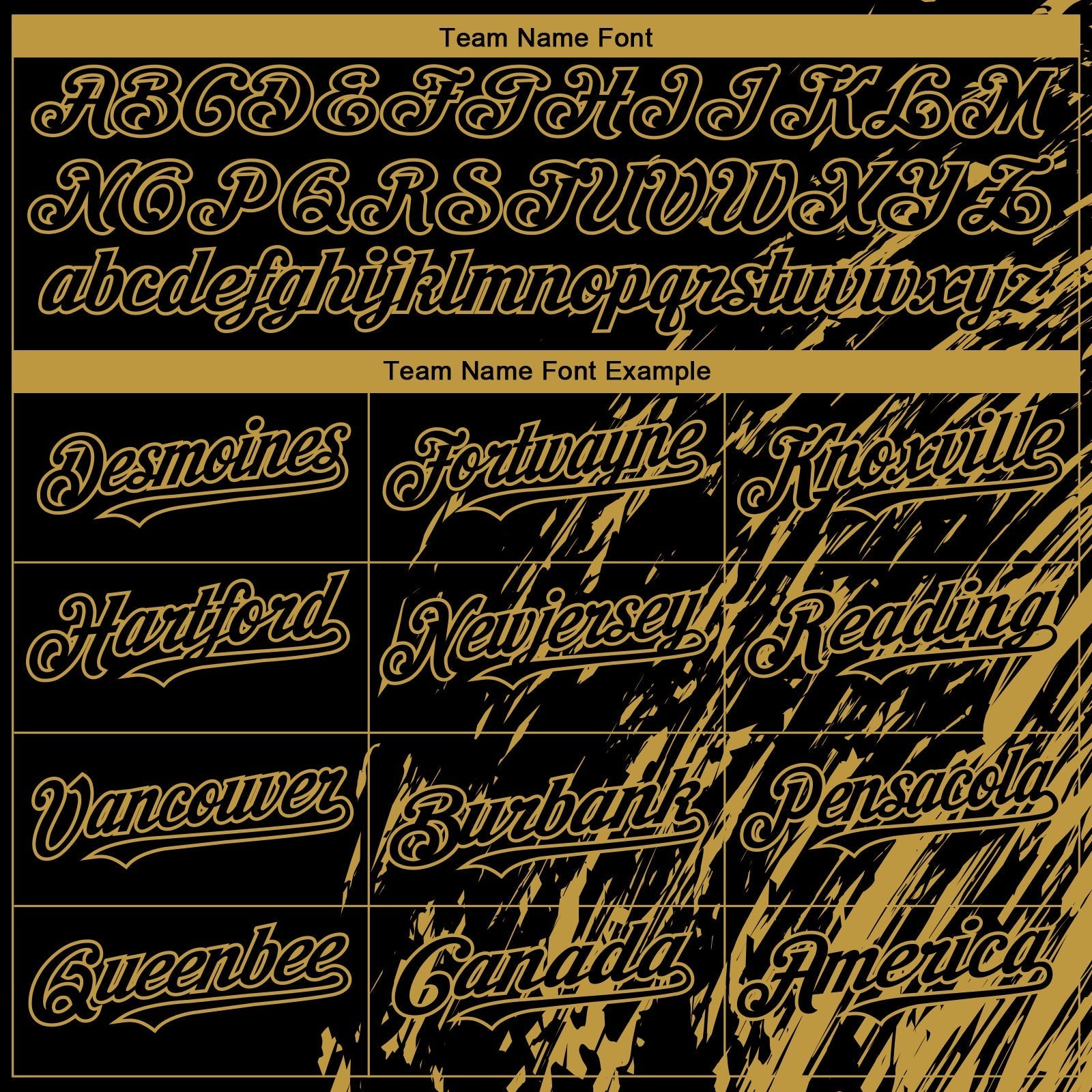 Custom Black Old Gold Paint Stroke Grunge Streak Authentic Baseball Jersey baseball jersey product view 4
