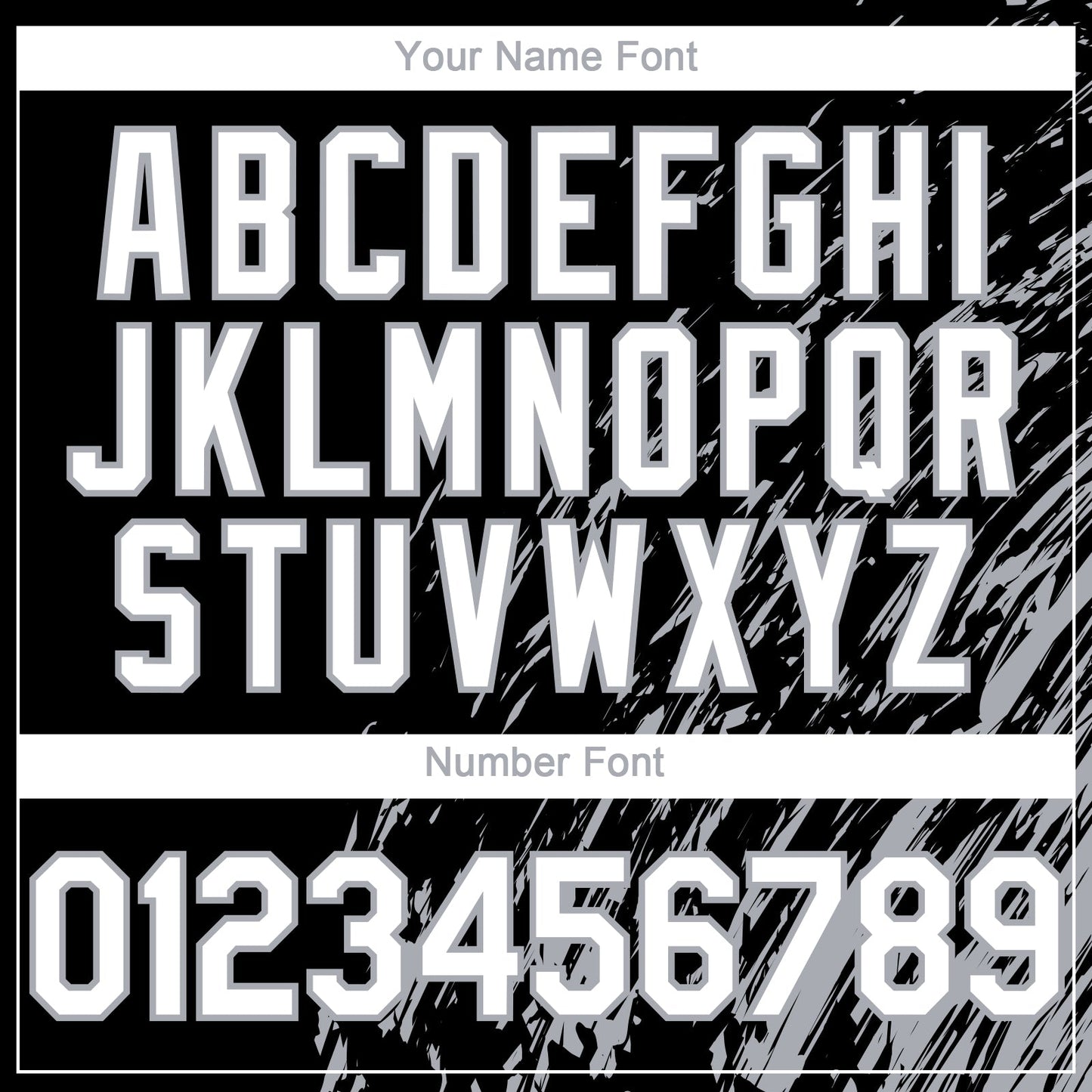 Custom Black White-Gray Paint Stroke Grunge Streak Authentic Baseball Jersey baseball jersey product view 5