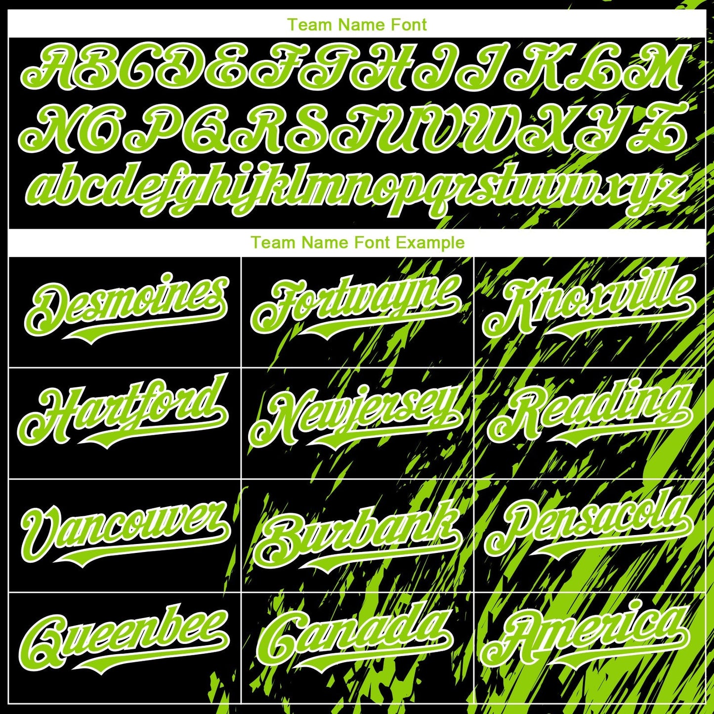 Custom Black Neon Green-White Paint Stroke Grunge Streak Authentic Baseball Jersey baseball jersey product view 4