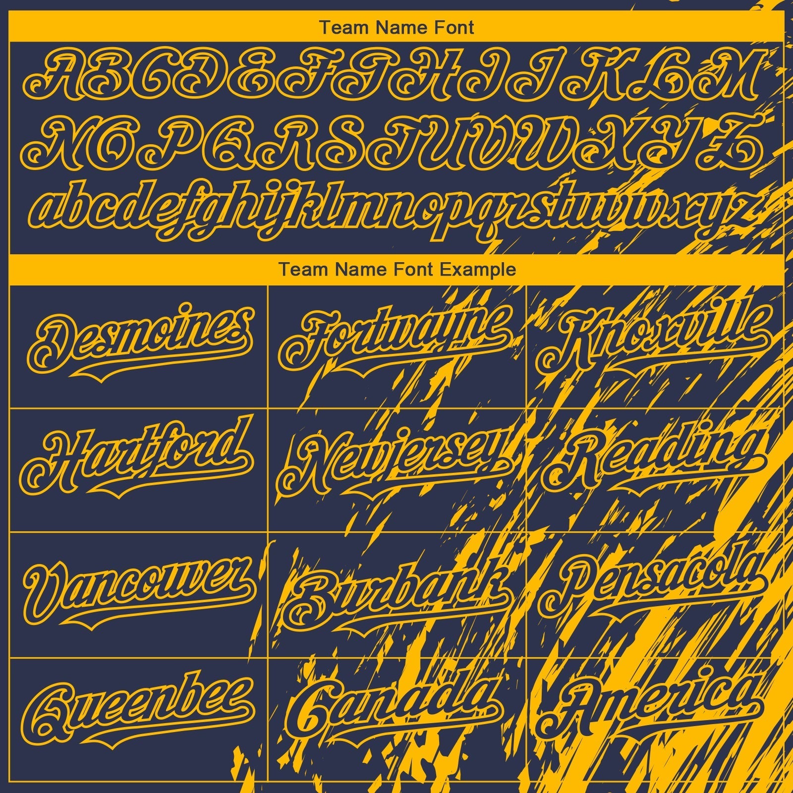Custom Navy Gold Paint Stroke Grunge Streak Authentic Baseball Jersey baseball jersey product view 4