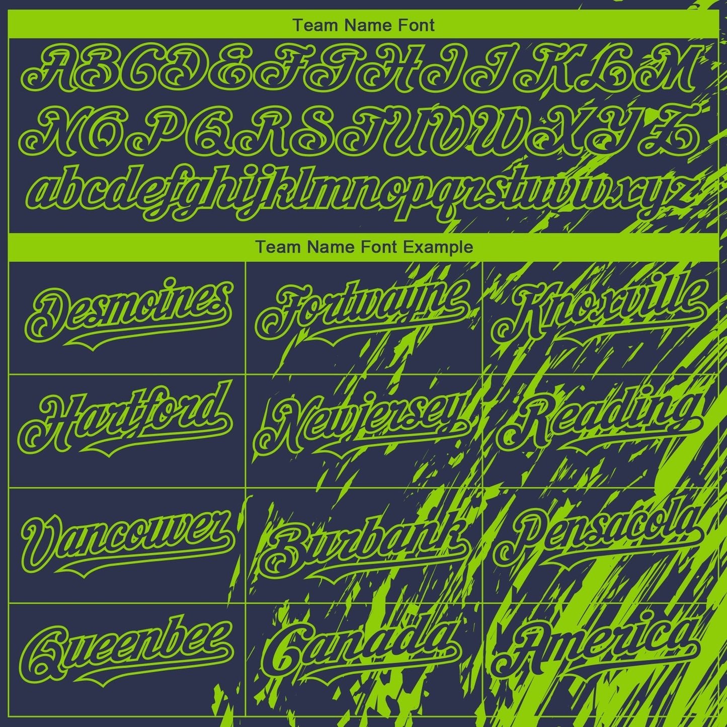 Custom Navy Neon Green Paint Stroke Grunge Streak Authentic Baseball Jersey baseball jersey product view 4