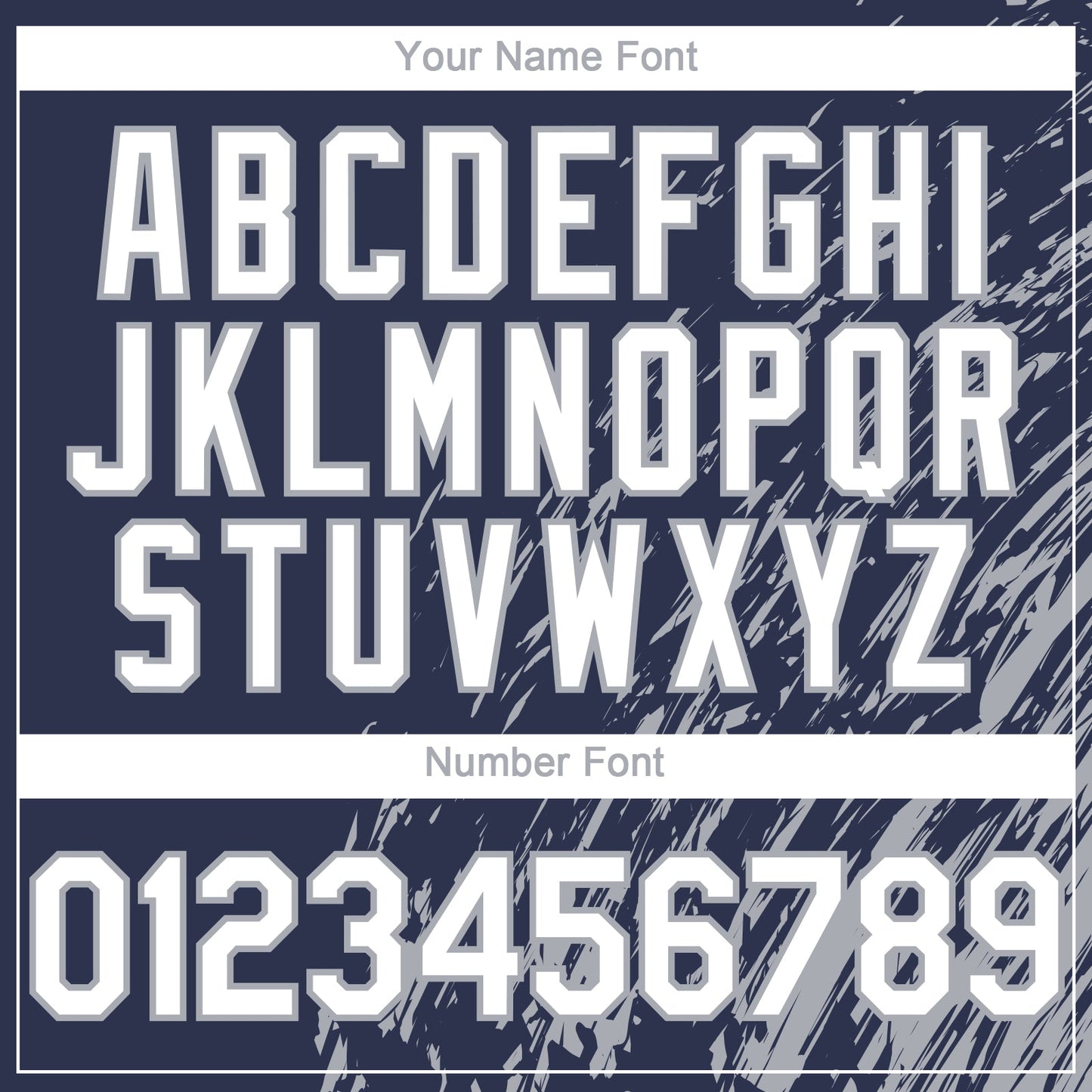 Custom Navy White-Gray Paint Stroke Grunge Streak Authentic Baseball Jersey baseball jersey product view 5