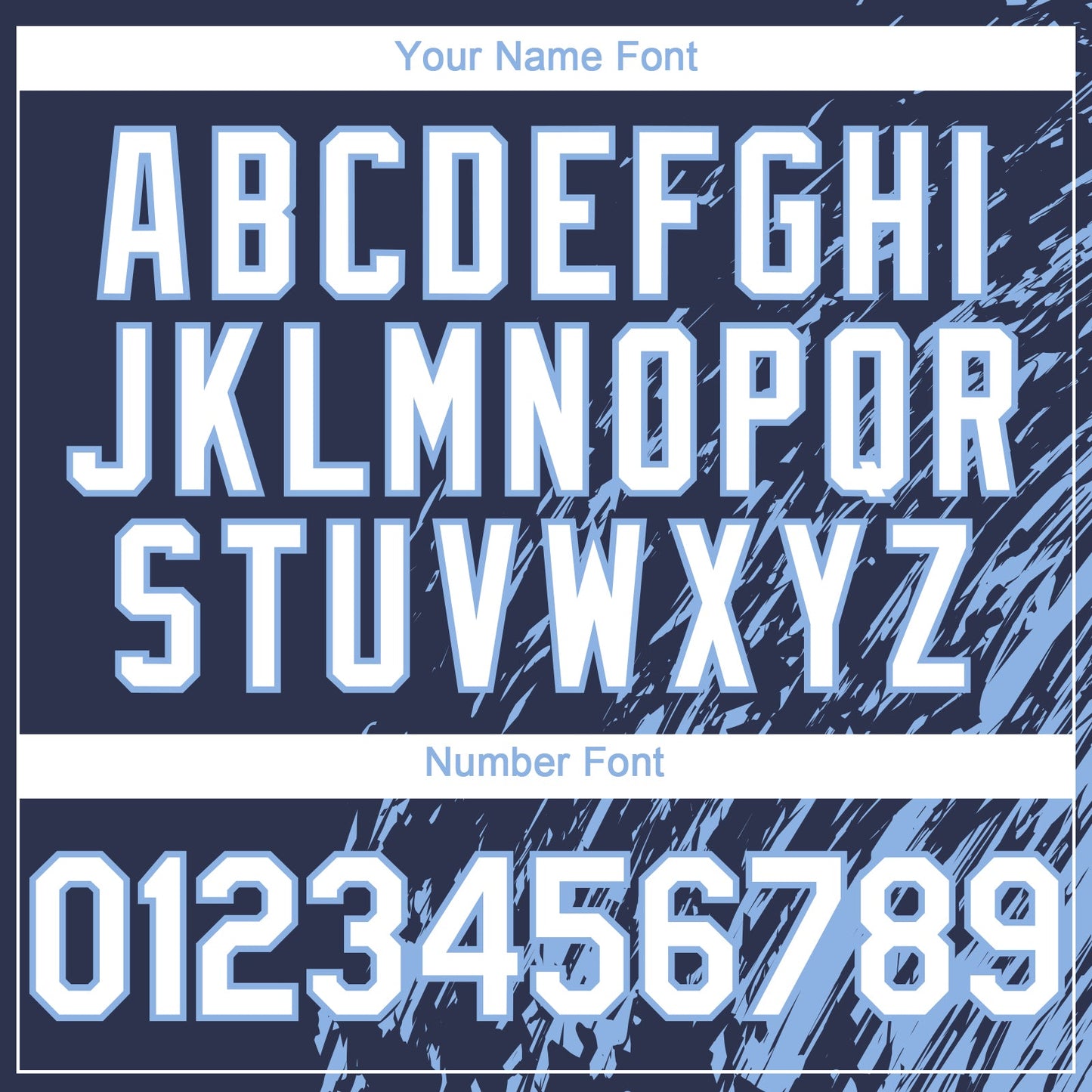 Custom Navy White-Light Blue Paint Stroke Grunge Streak Authentic Baseball Jersey baseball jersey product view 5