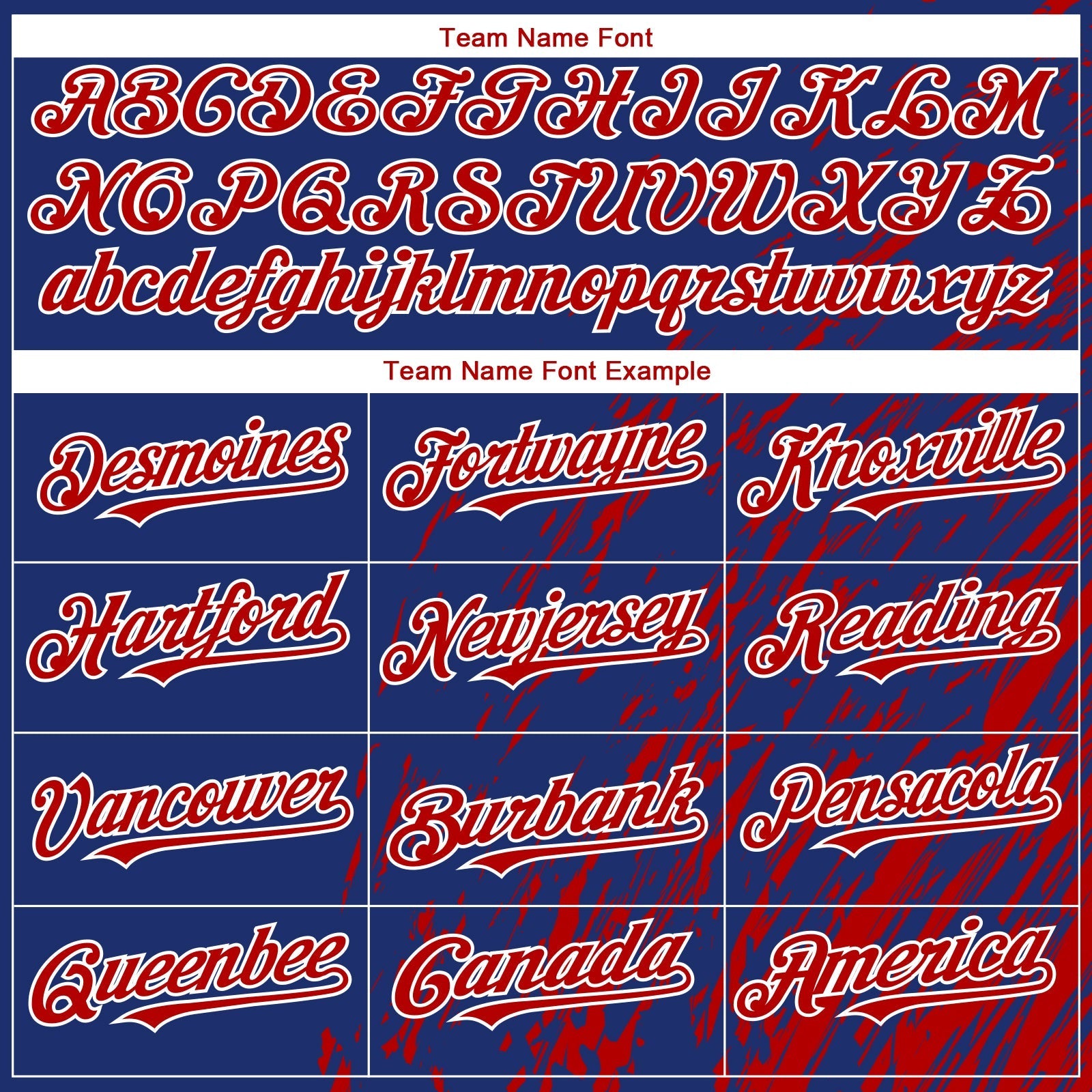 Custom Royal Red-White Paint Stroke Grunge Streak Authentic Baseball Jersey baseball jersey product view 4