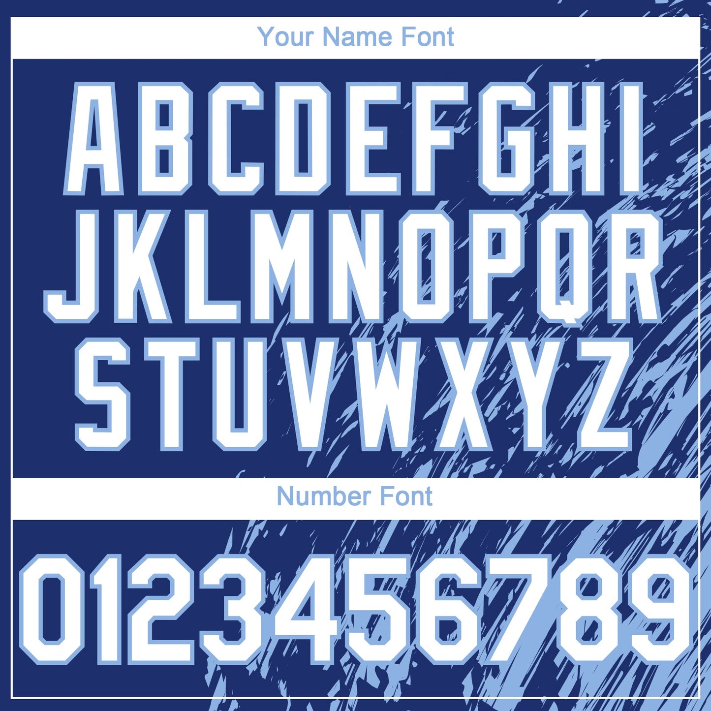 Custom Royal White-Light Blue Paint Stroke Grunge Streak Authentic Baseball Jersey baseball jersey product view 5