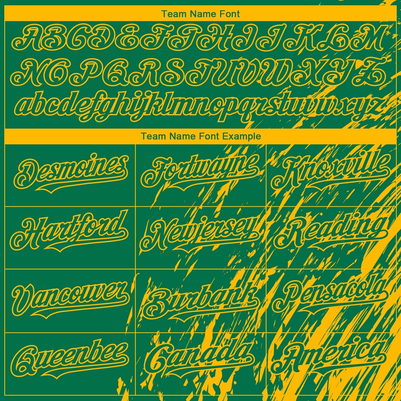 Custom Kelly Green Gold Paint Stroke Grunge Streak Authentic Baseball Jersey baseball jersey product view 4