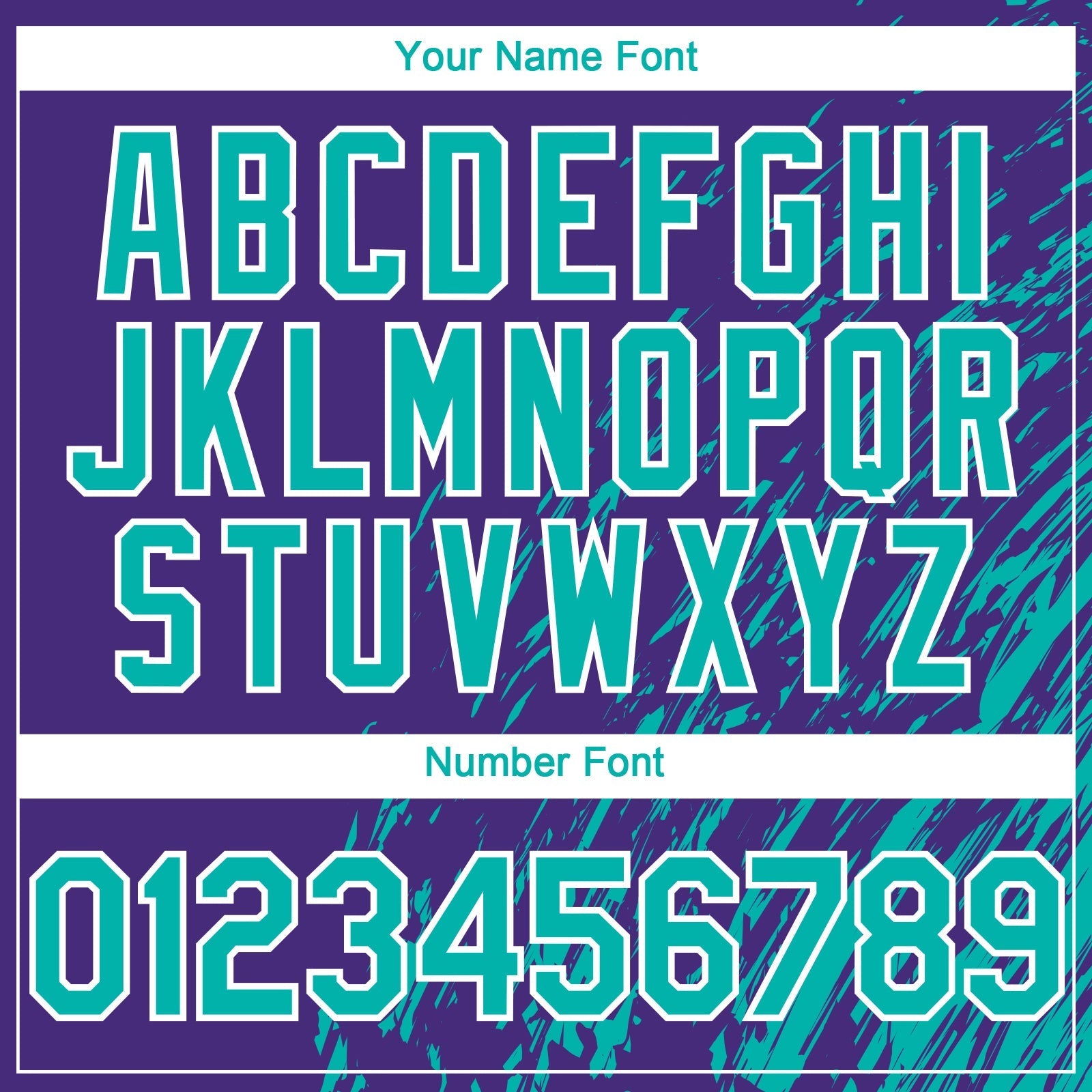 Custom Purple Aqua-White Paint Stroke Grunge Streak Authentic Baseball Jersey baseball jersey product view 5