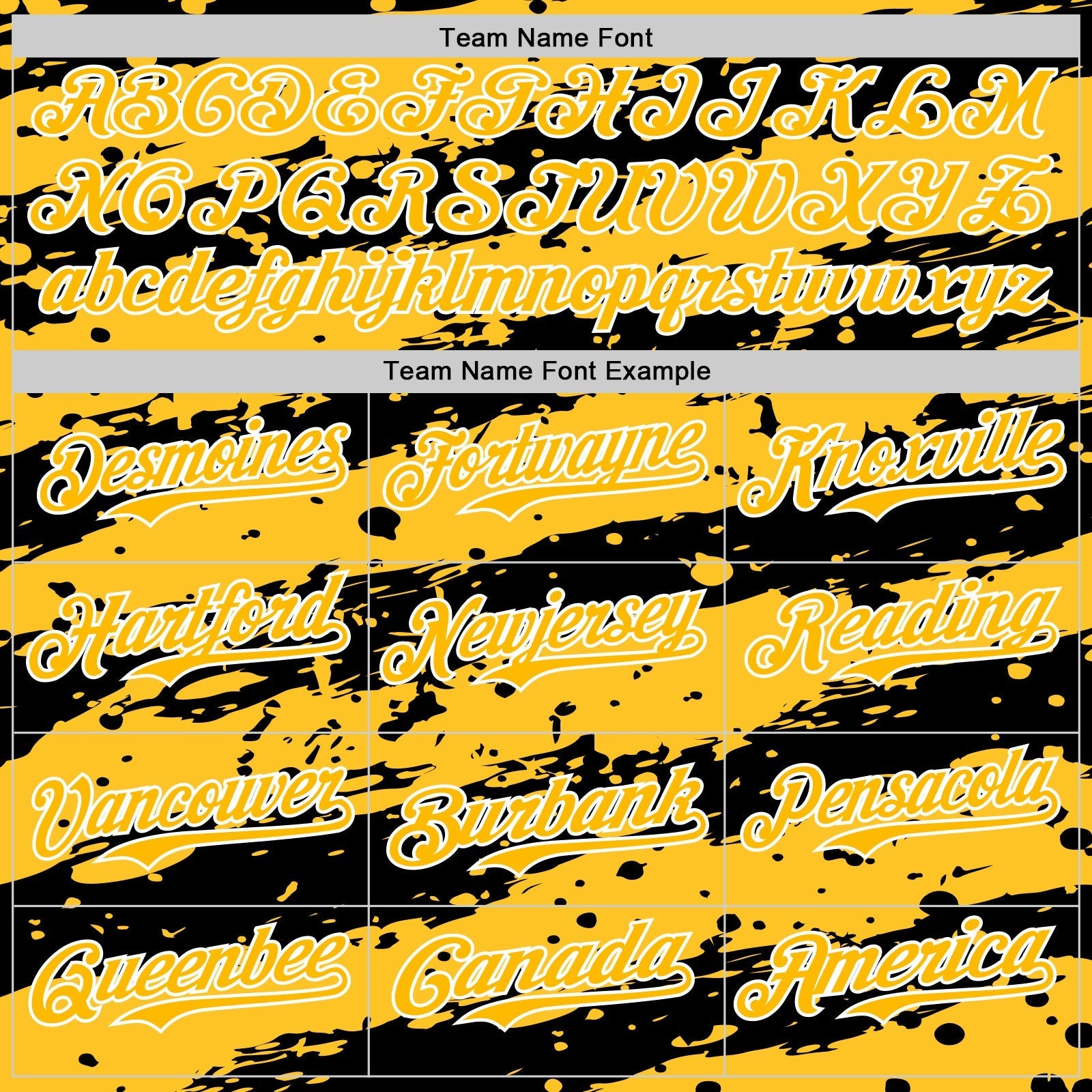 Custom Gold Black-White Paint Splash Stripe Authentic Baseball Jersey baseball jersey product view 4