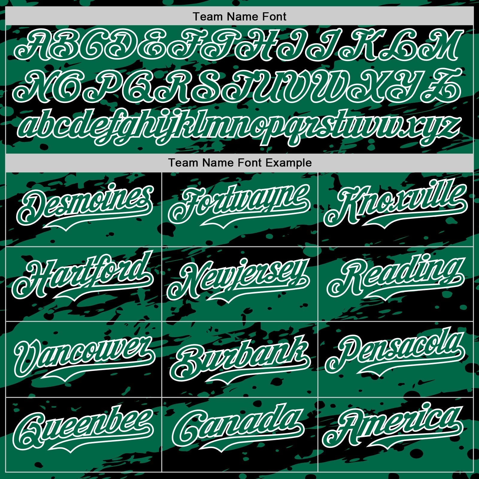 Custom Kelly Green Black-White Paint Splash Stripe Authentic Baseball Jersey baseball jersey product view 4