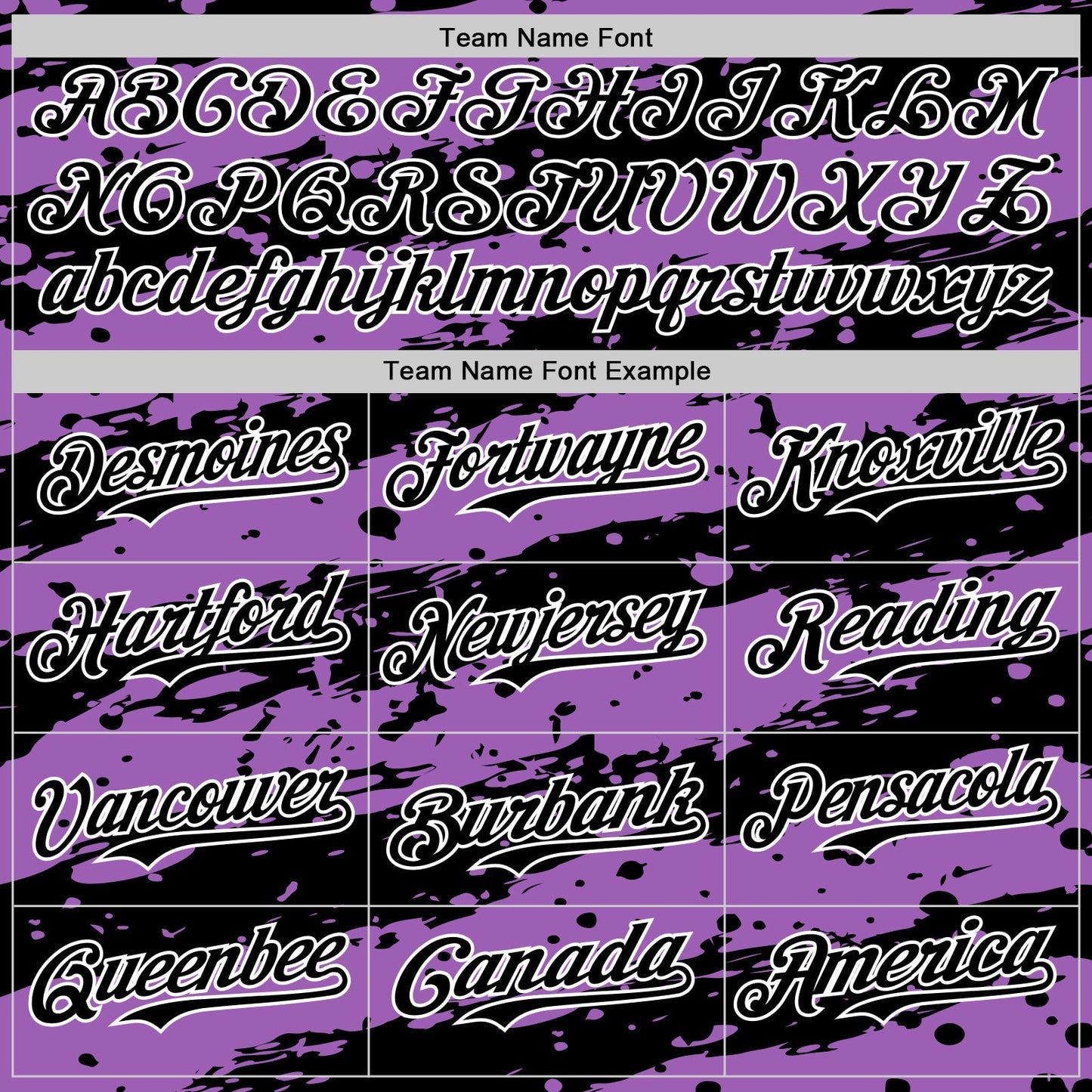 Custom Medium Purple Black-White Paint Splash Stripe Authentic Baseball Jersey baseball jersey product view 4