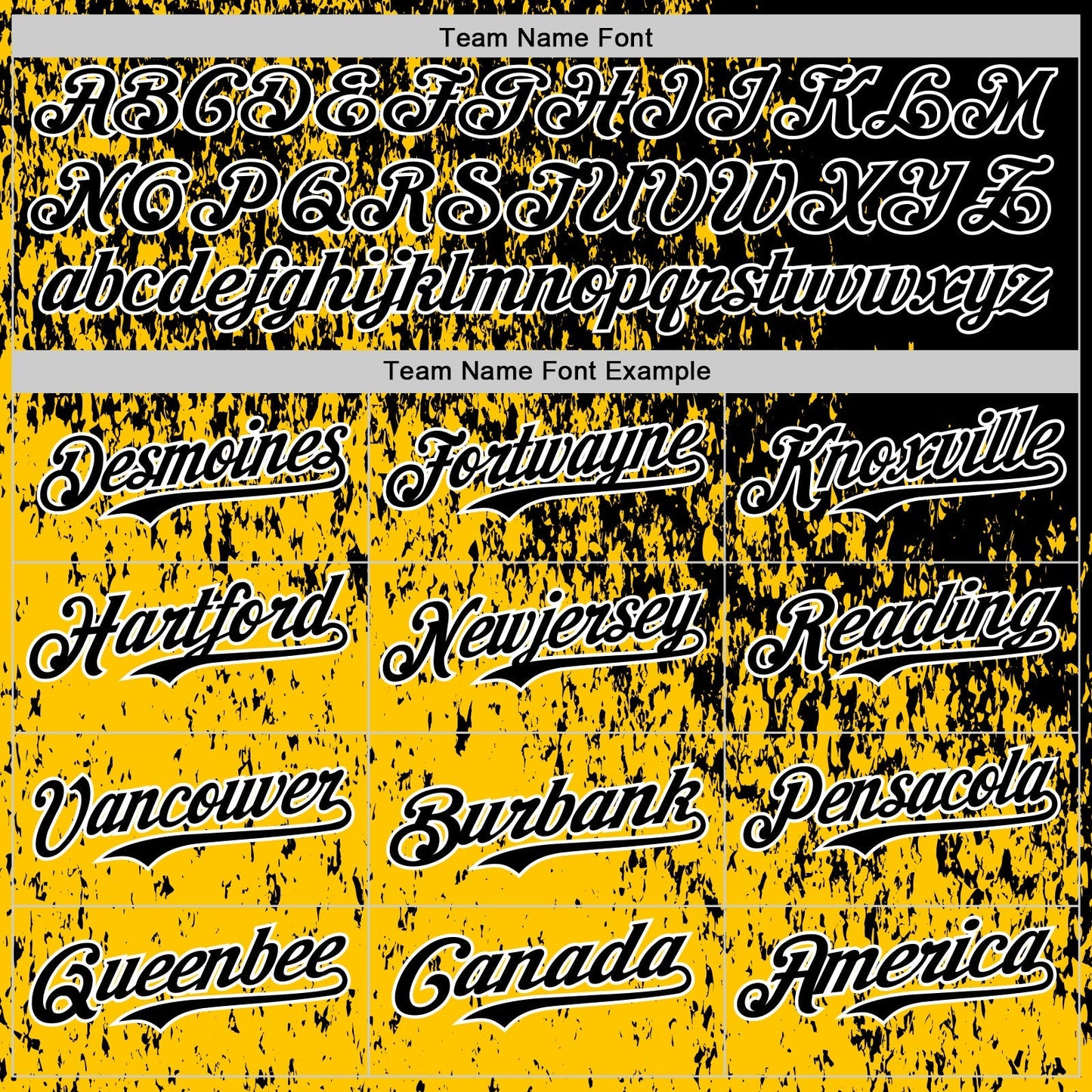 Custom Black Yellow-White Abstract Fragment Splatter Authentic Baseball Jersey baseball jersey product view 4
