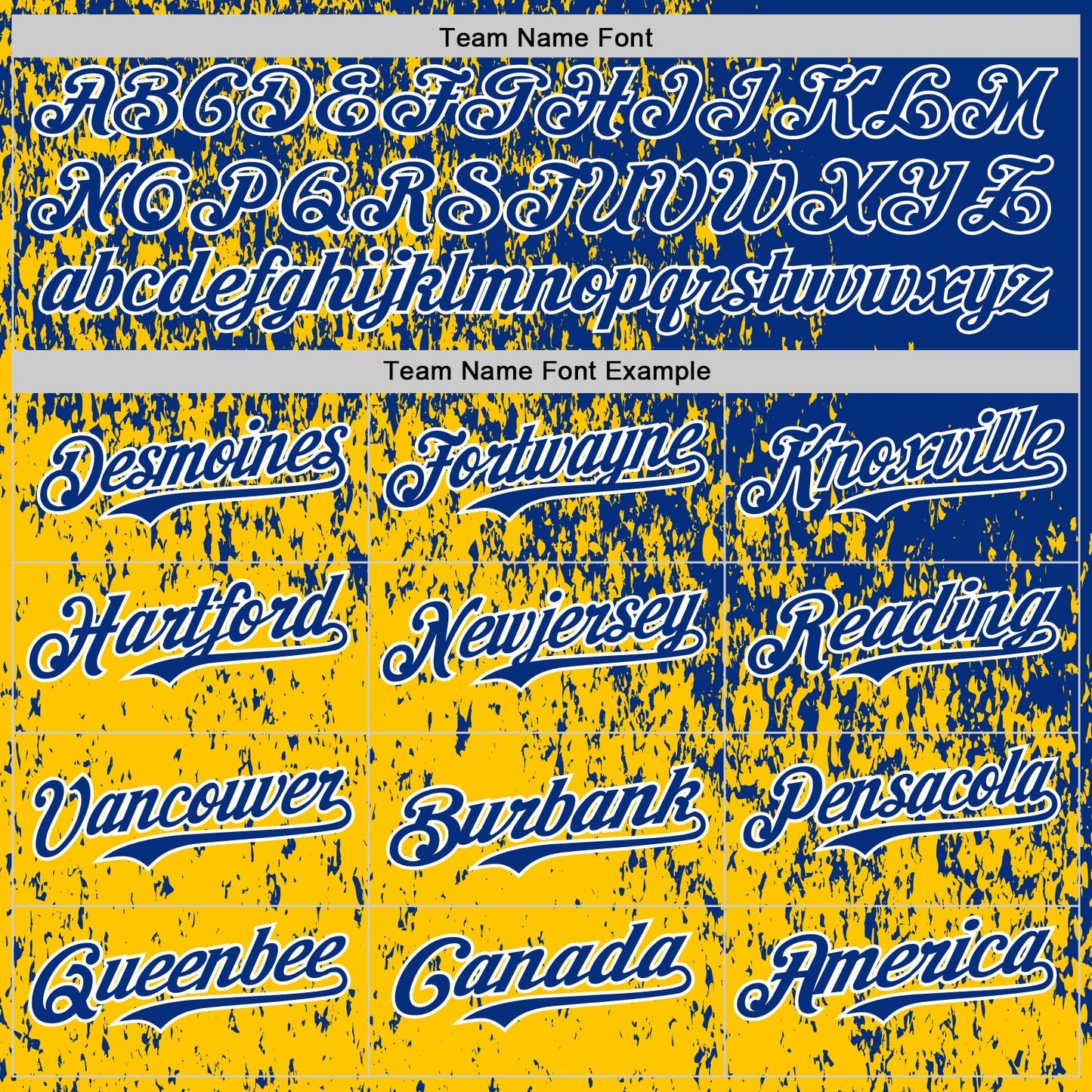 Custom Royal Yellow-White Abstract Fragment Splatter Authentic Baseball Jersey baseball jersey product view 4