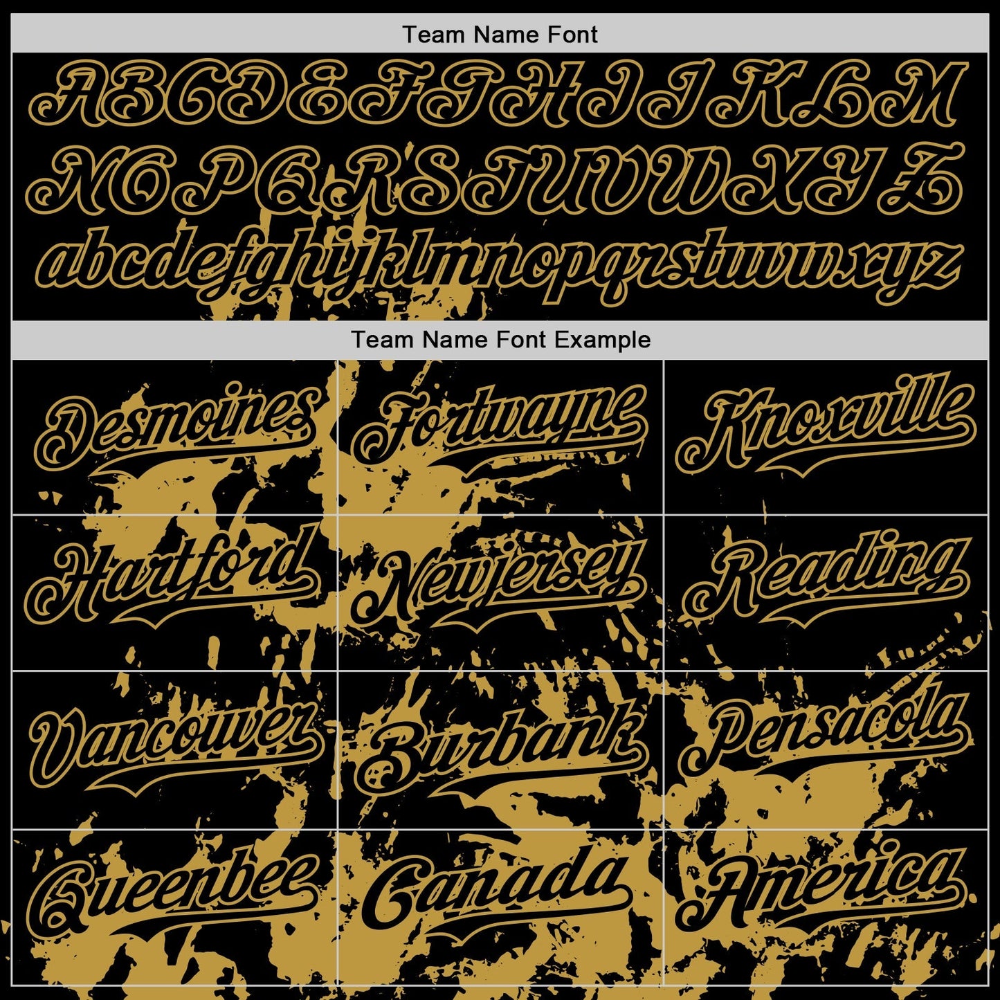 Custom Black Old Gold Splatter Authentic Baseball Jersey baseball jersey product view 4
