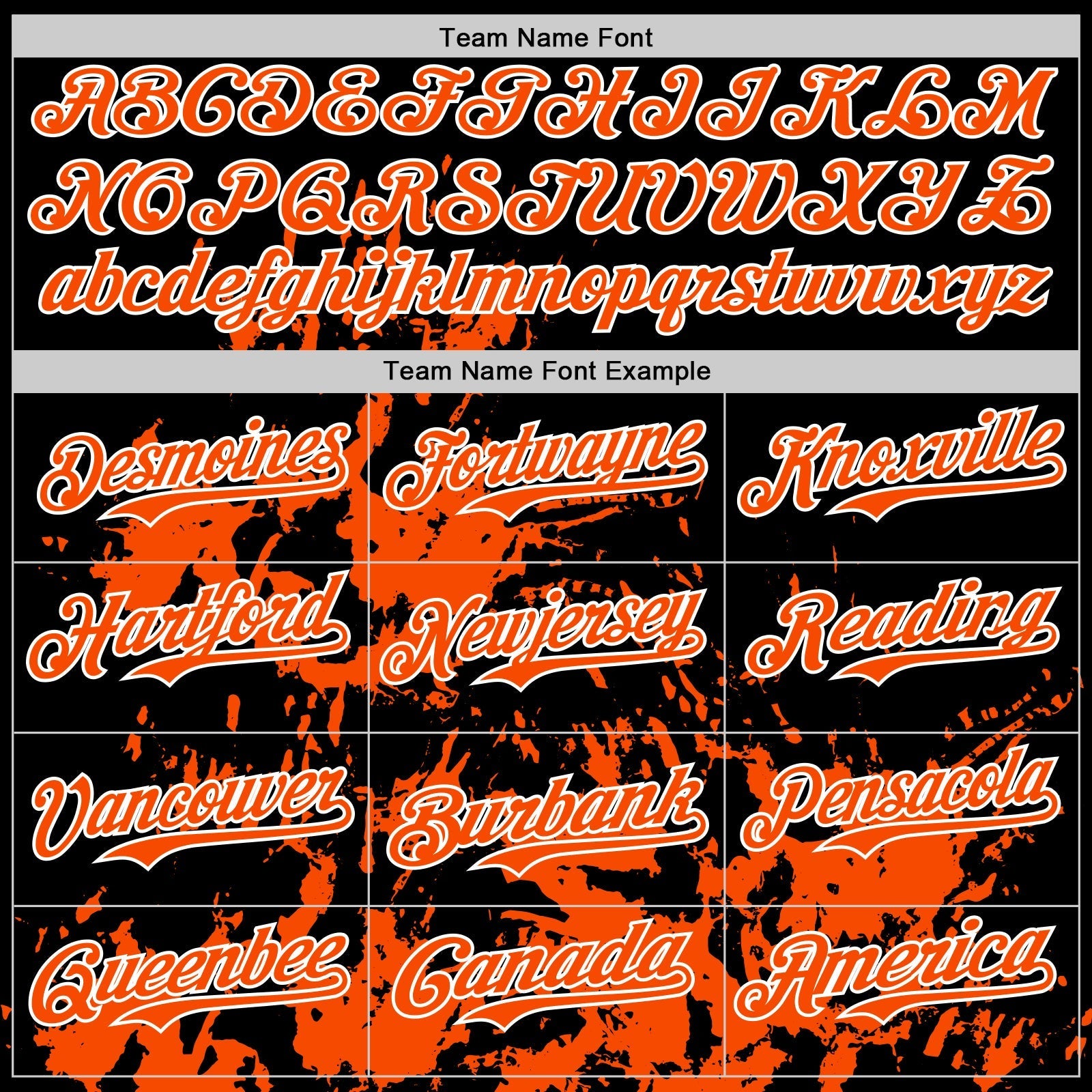 Custom Black Orange-White Splatter Authentic Baseball Jersey baseball jersey product view 4