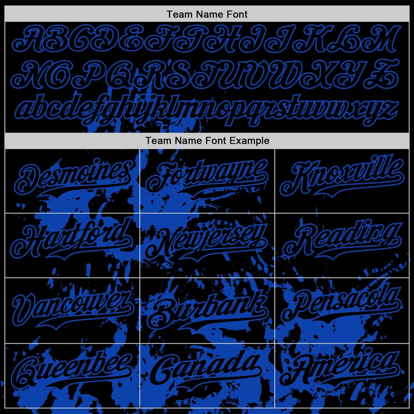 Custom Black Thunder Blue Splatter Authentic Baseball Jersey baseball jersey product view 4