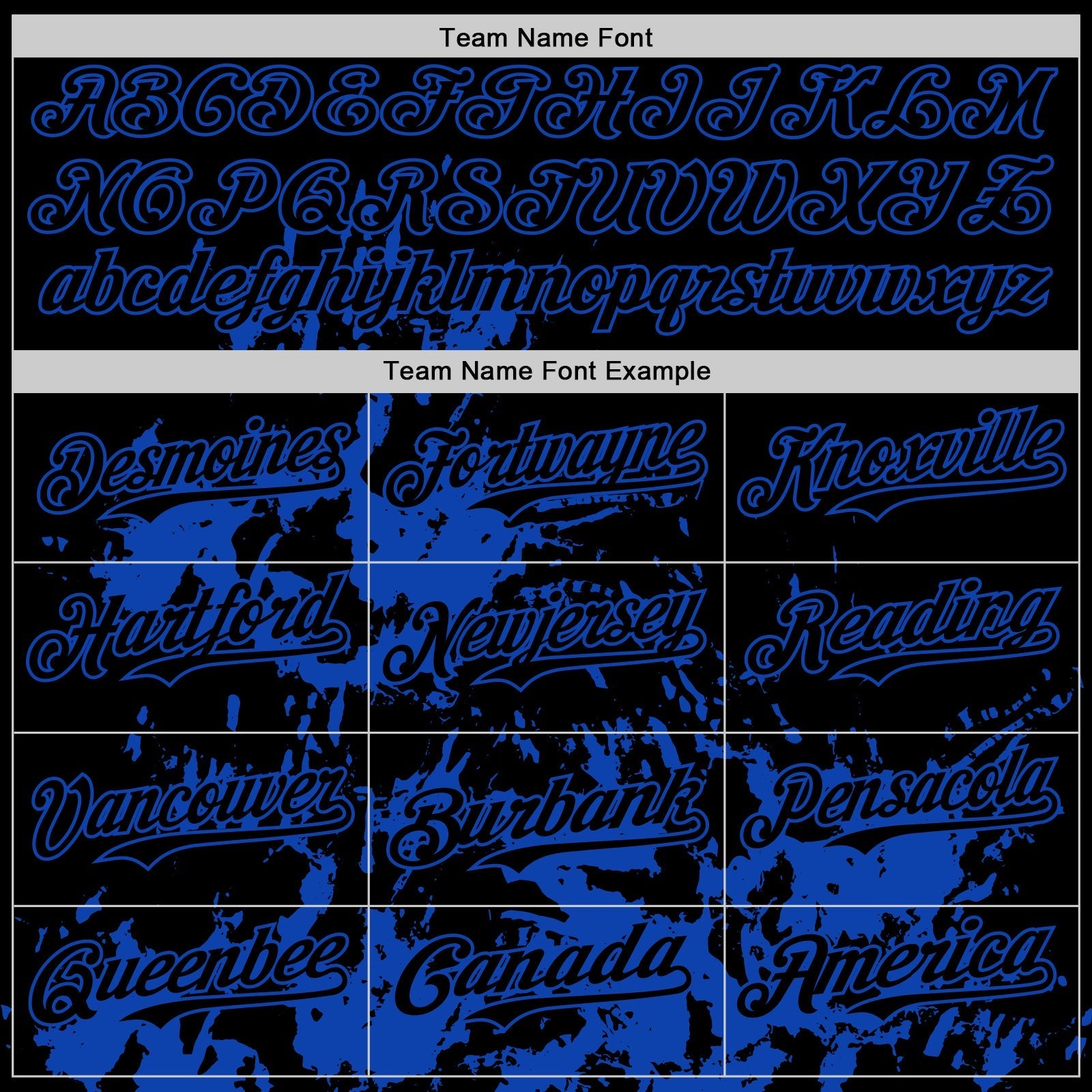 Custom Black Thunder Blue Splatter Authentic Baseball Jersey baseball jersey product view 4