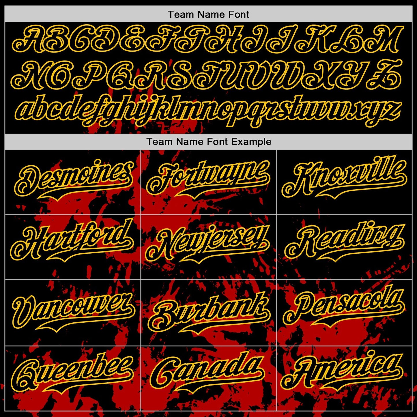 Custom Black Yellow-Red Splatter Authentic Baseball Jersey baseball jersey product view 4