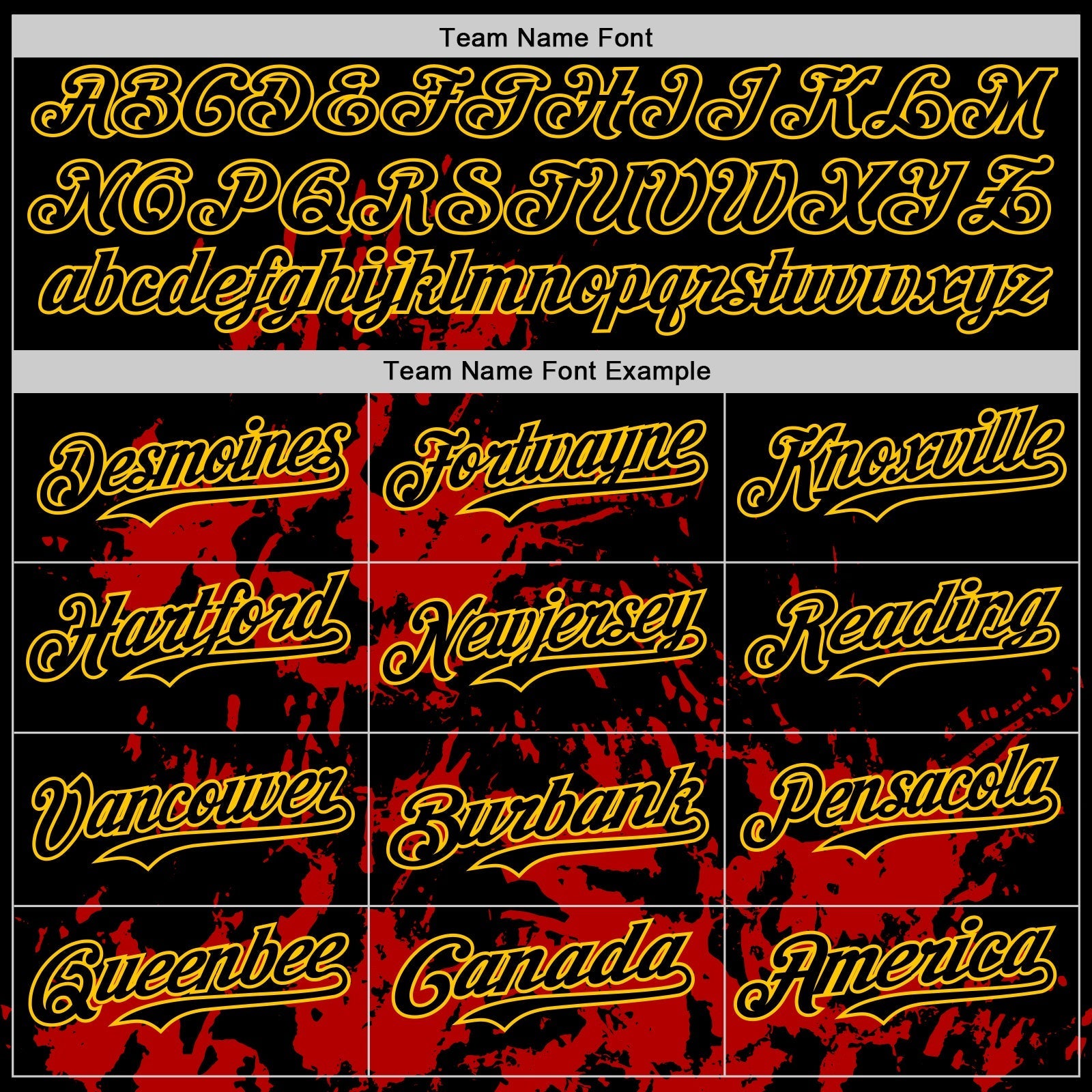 Custom Black Yellow-Red Splatter Authentic Baseball Jersey baseball jersey product view 4