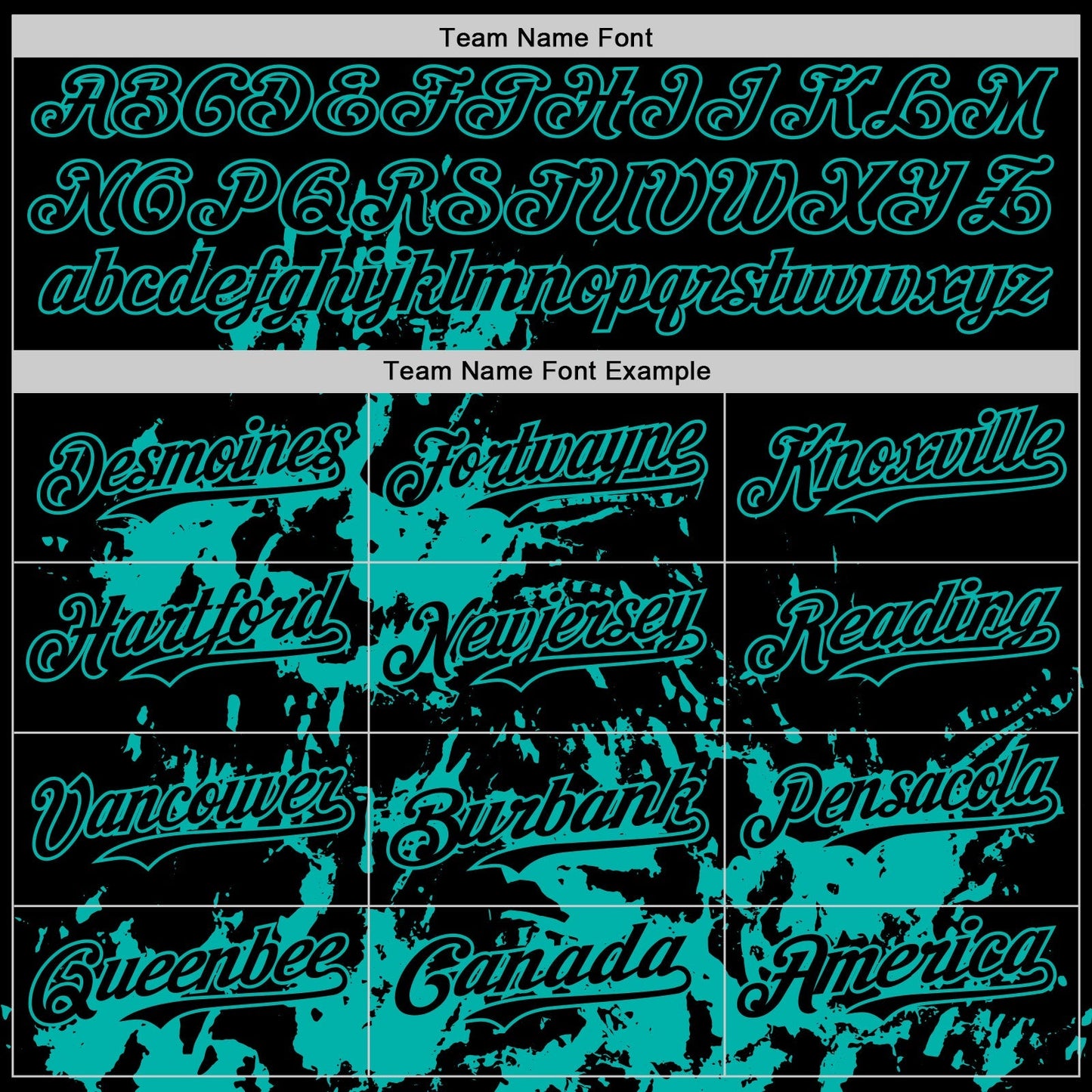 Custom Black Aqua Splatter Authentic Baseball Jersey baseball jersey product view 4