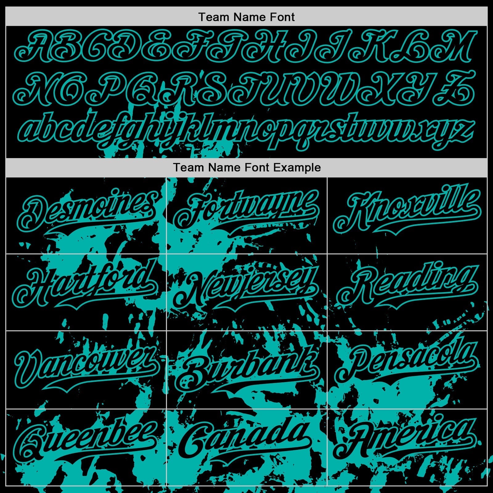 Custom Black Aqua Splatter Authentic Baseball Jersey baseball jersey product view 4
