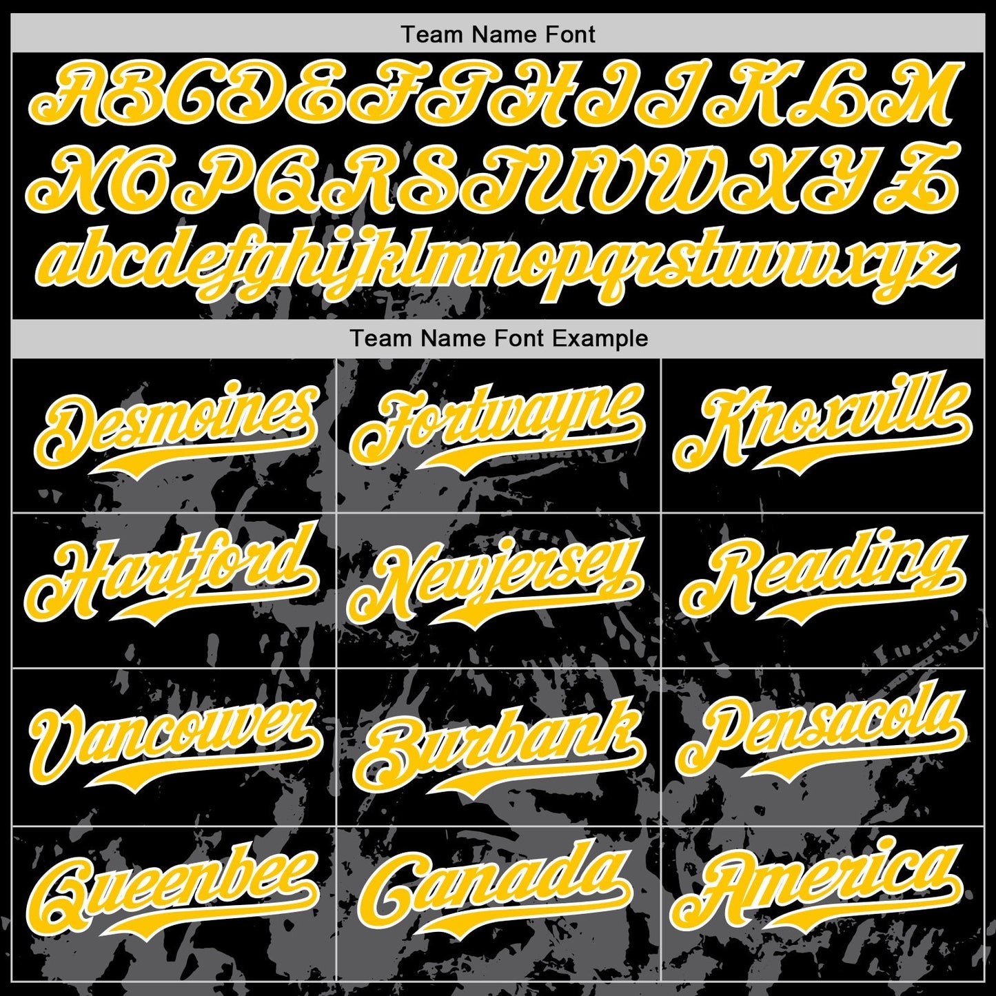 Custom Black Yellow White-Gray Splatter Authentic Baseball Jersey baseball jersey product view 4