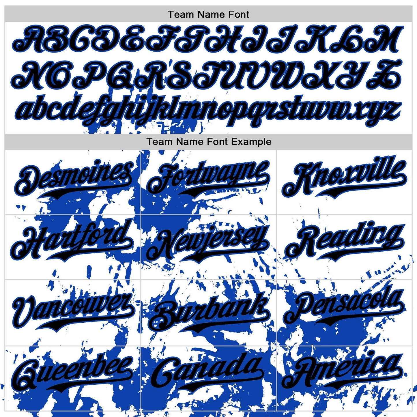 Custom White Black-Thunder Blue Splatter Authentic Baseball Jersey baseball jersey product view 4