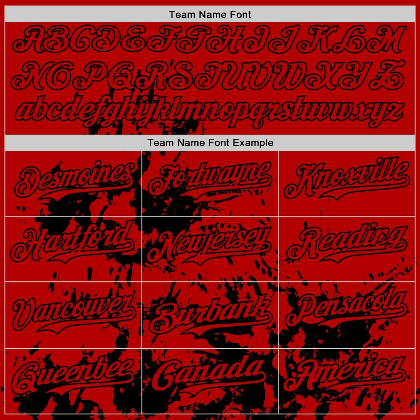 Custom Red Black Splatter Authentic Baseball Jersey baseball jersey product view 4