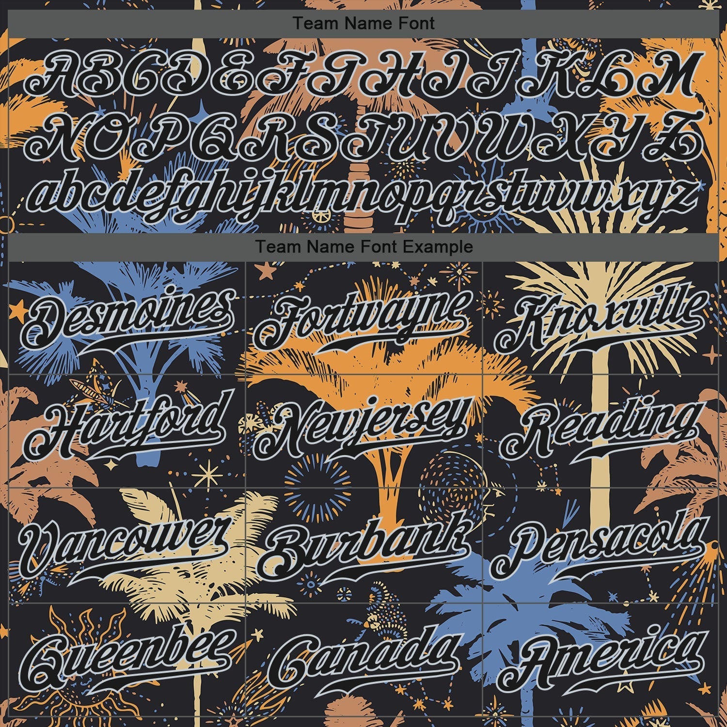 Custom Black Silver 3D Pattern Design Hawaii Palm Trees Authentic Baseball Jersey baseball jersey product view 4